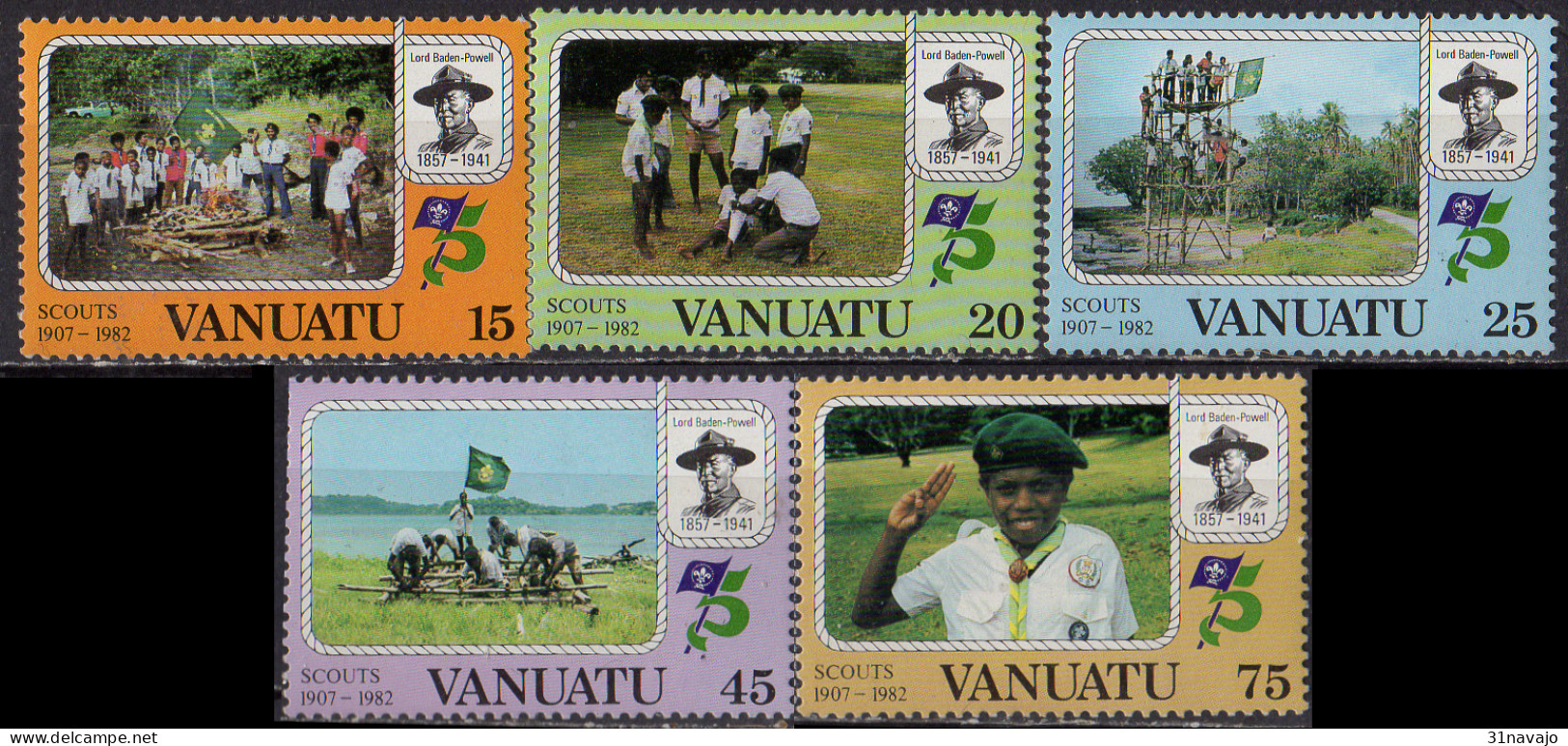 VANUATU - 75e Anniversaire Du Scoutisme - Vanuatu (1980-...)