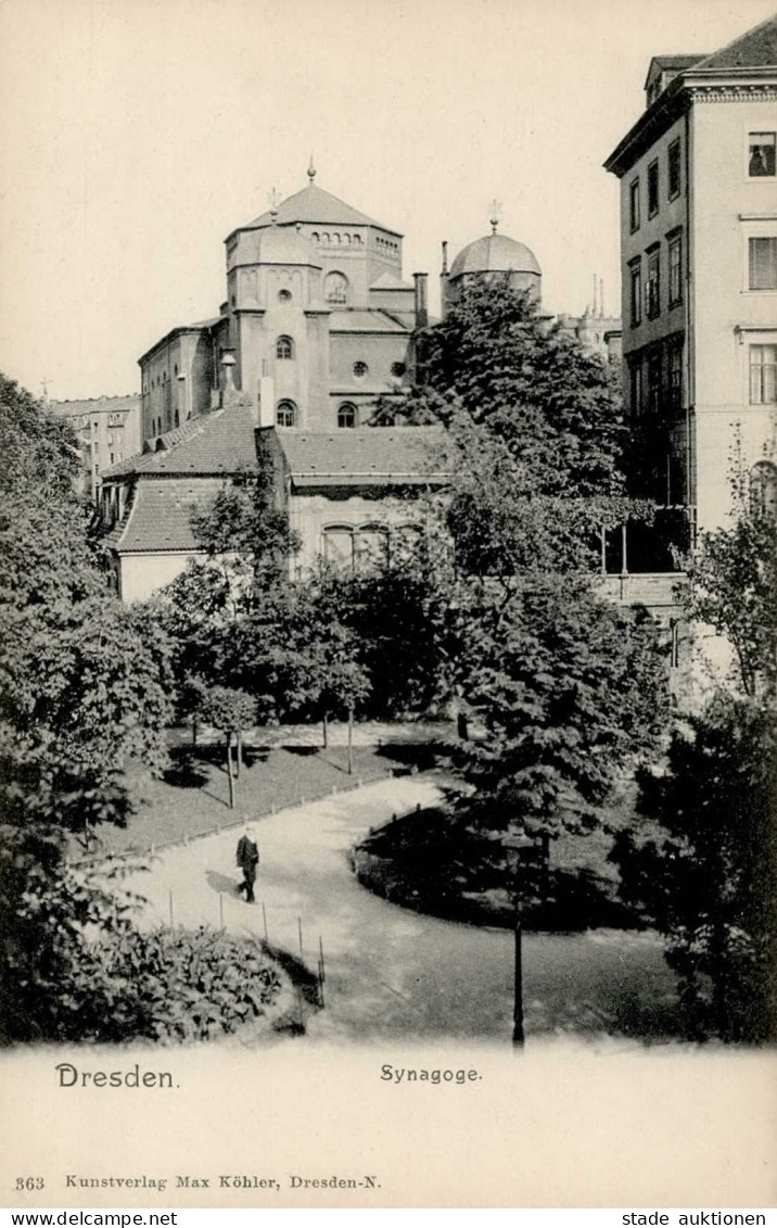 Synagoge Dresden I-II Synagogue - War 1939-45