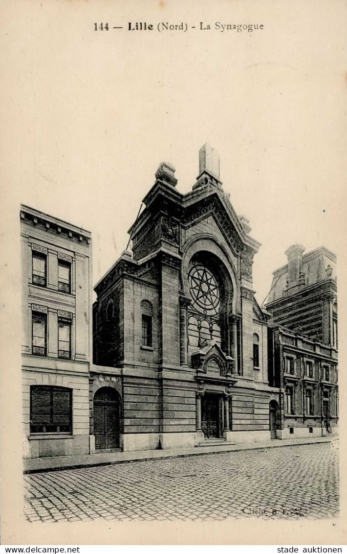 Synagoge Lille Frankreich I-II Synagogue - Guerre 1939-45