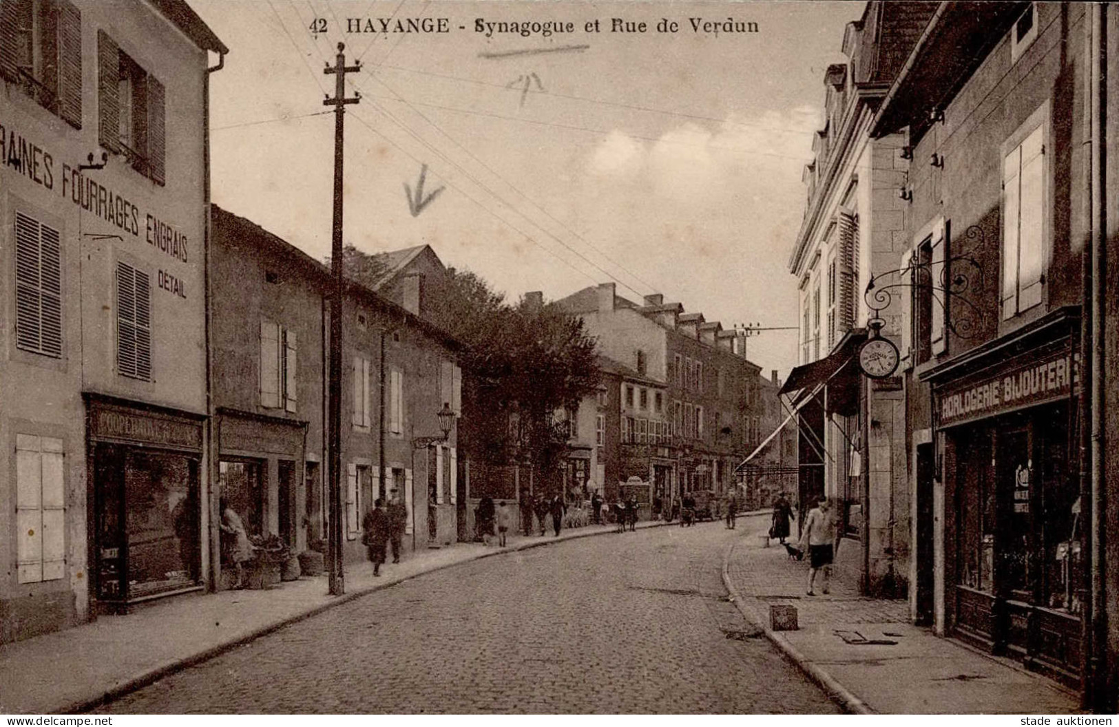 Synagoge Hayange Frankreich I-II Synagogue - Oorlog 1939-45