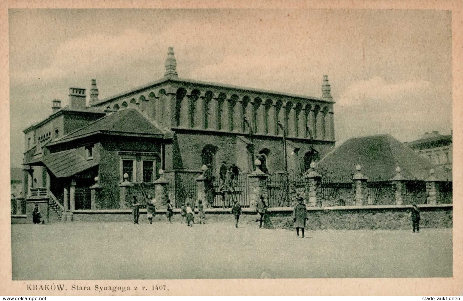 Synagoge Krakow I-II (fleckig) Synagogue - War 1939-45