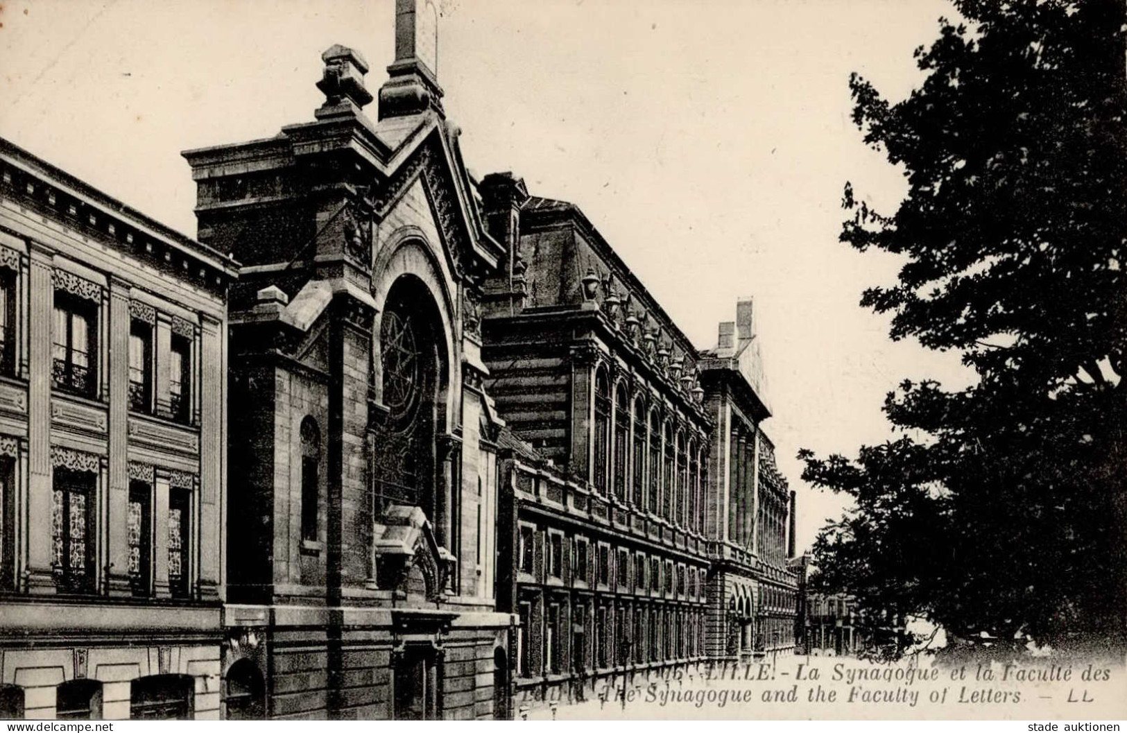 Synagoge Lille Frankreich I-II Synagogue - Weltkrieg 1939-45