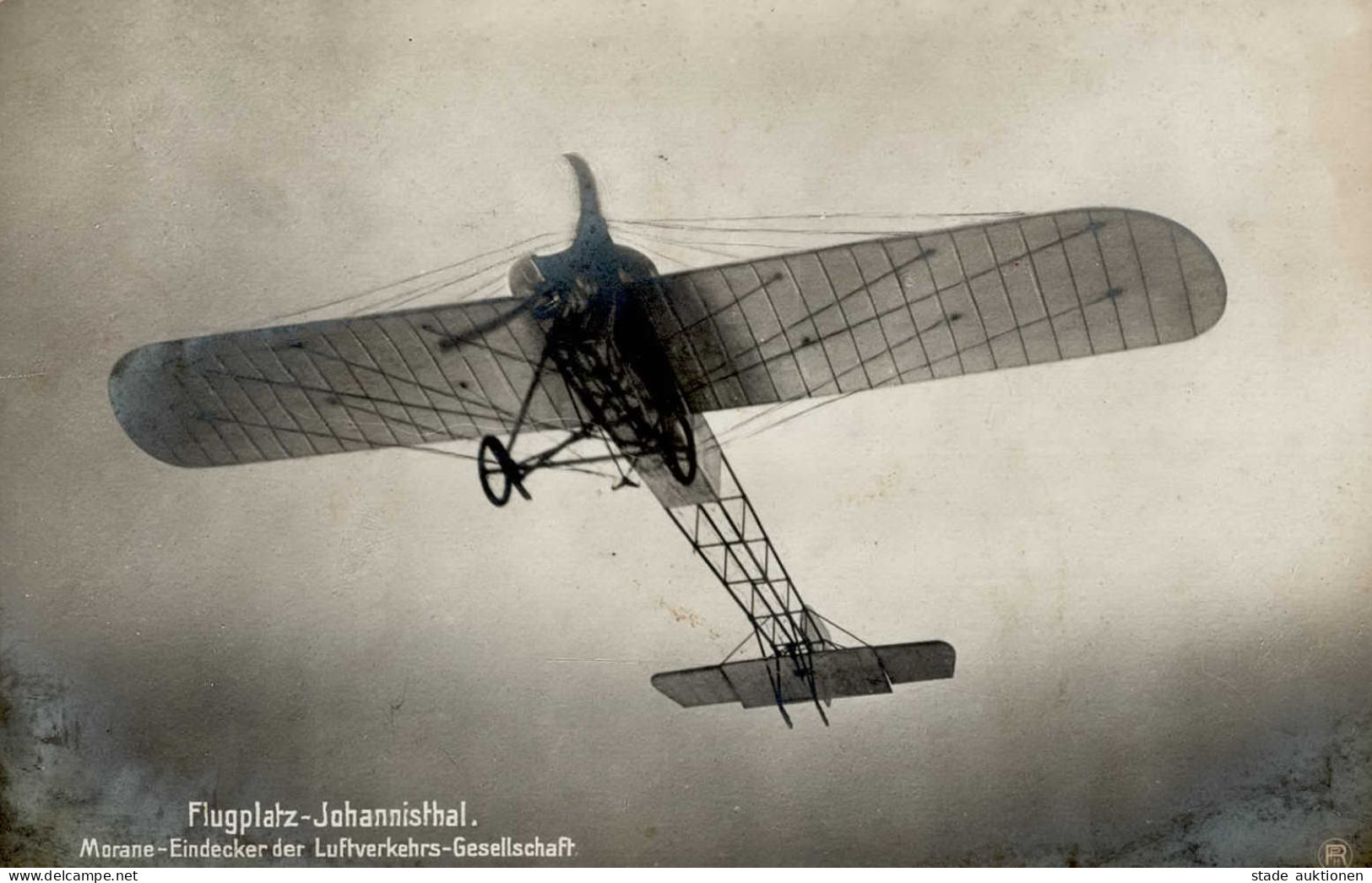 Flugzeug Johannisthal Murane-Eindecker Der Luftverkehrs-Gesellschaft I-II (fleckig) Aviation - Guerre 1914-18