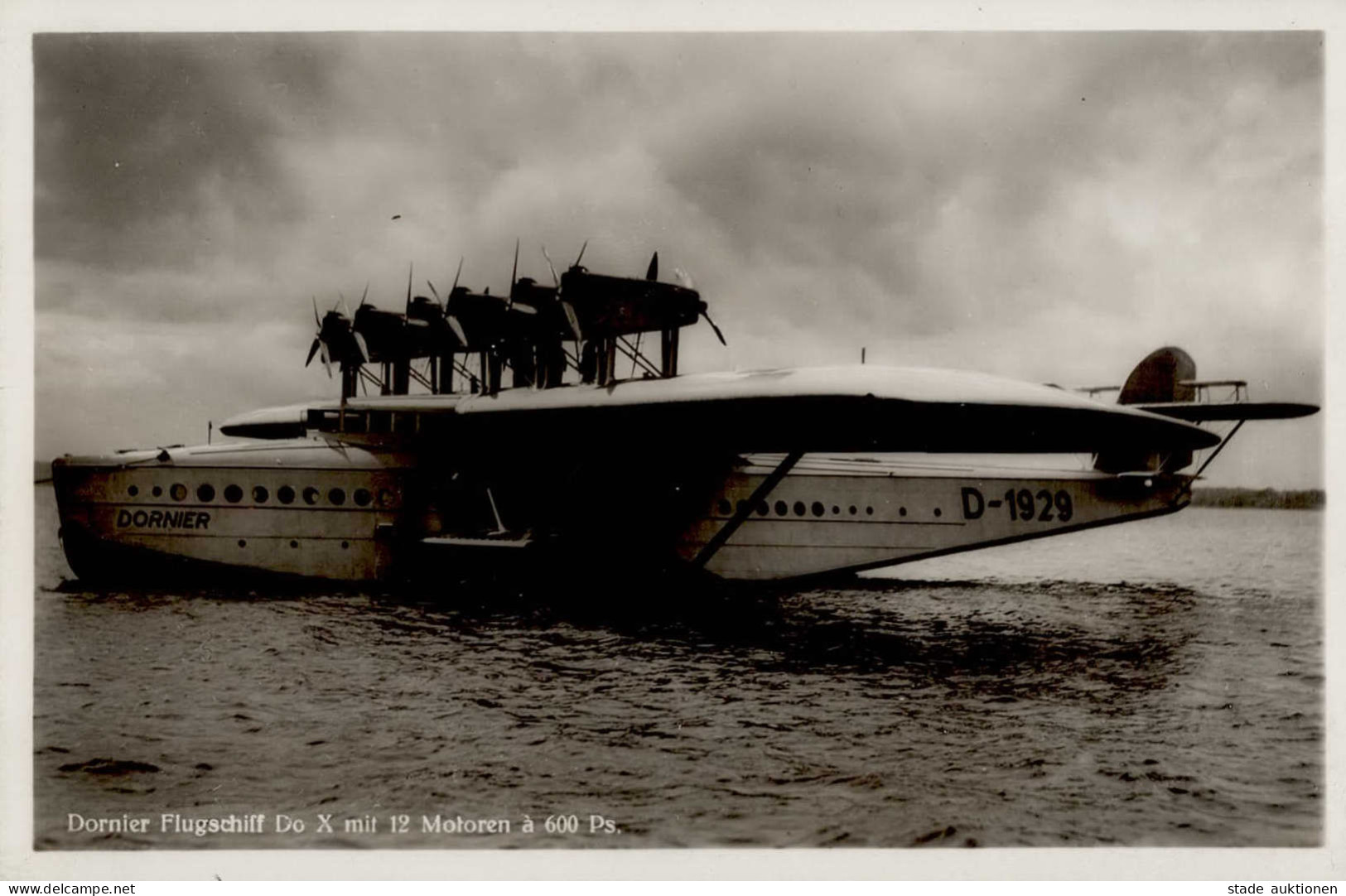 DOX - Dornier Flugschiff DoX Mit 12 Motoren I - Guerra 1914-18