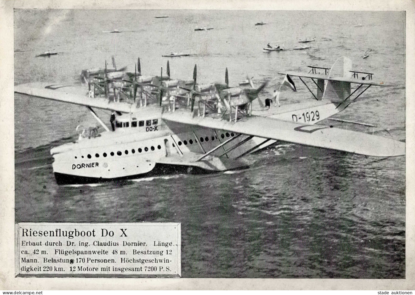 DOX - Riesen-Flugboot DoX I-II - Guerra 1914-18