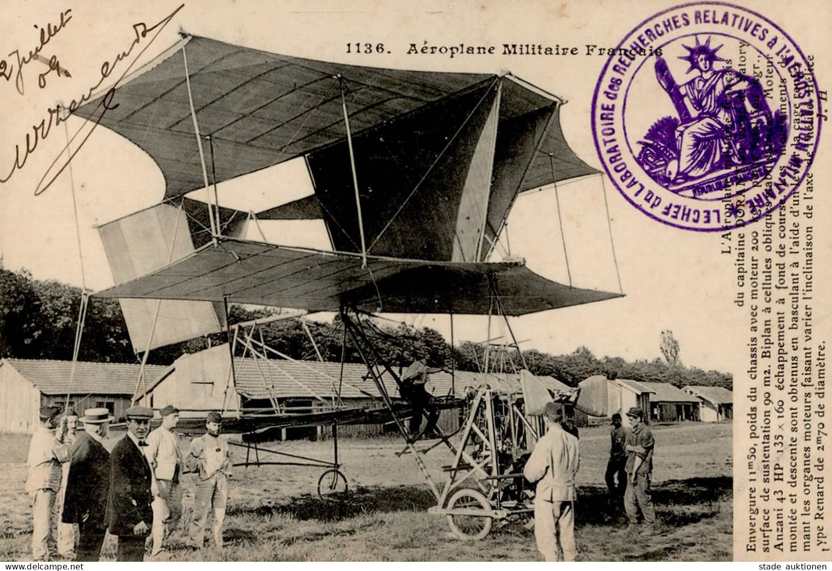 Flugwesen Pioniere Aeroplane Militaire Francais I-II Aviation - War 1914-18