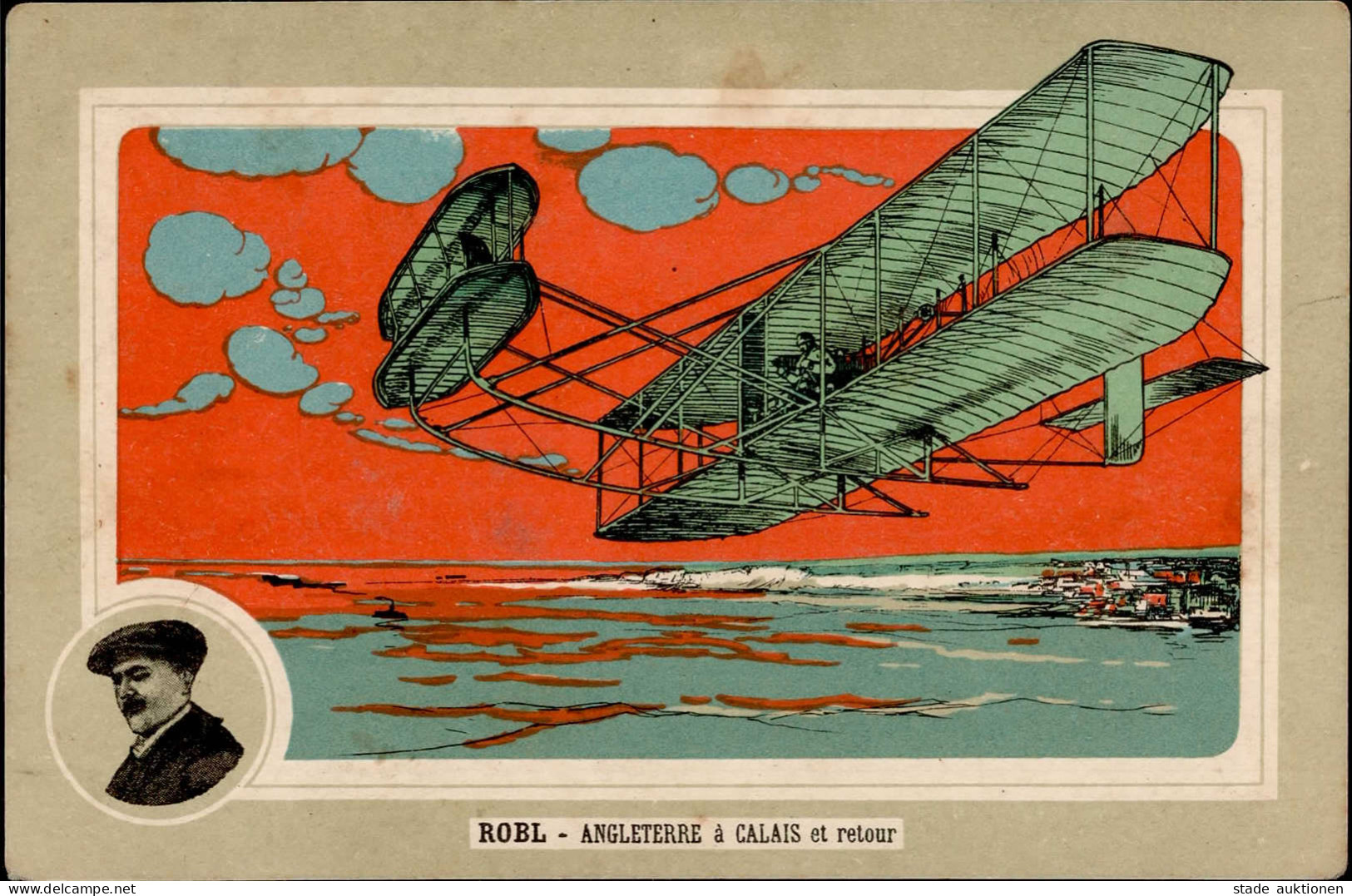 Flugwesen Pioniere Robl I-II (fleckig) Aviation - Weltkrieg 1914-18