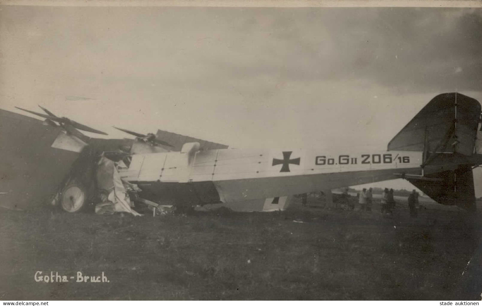 Flugereignis Gotha Bruch II (Eckbug) Aviation - Weltkrieg 1914-18