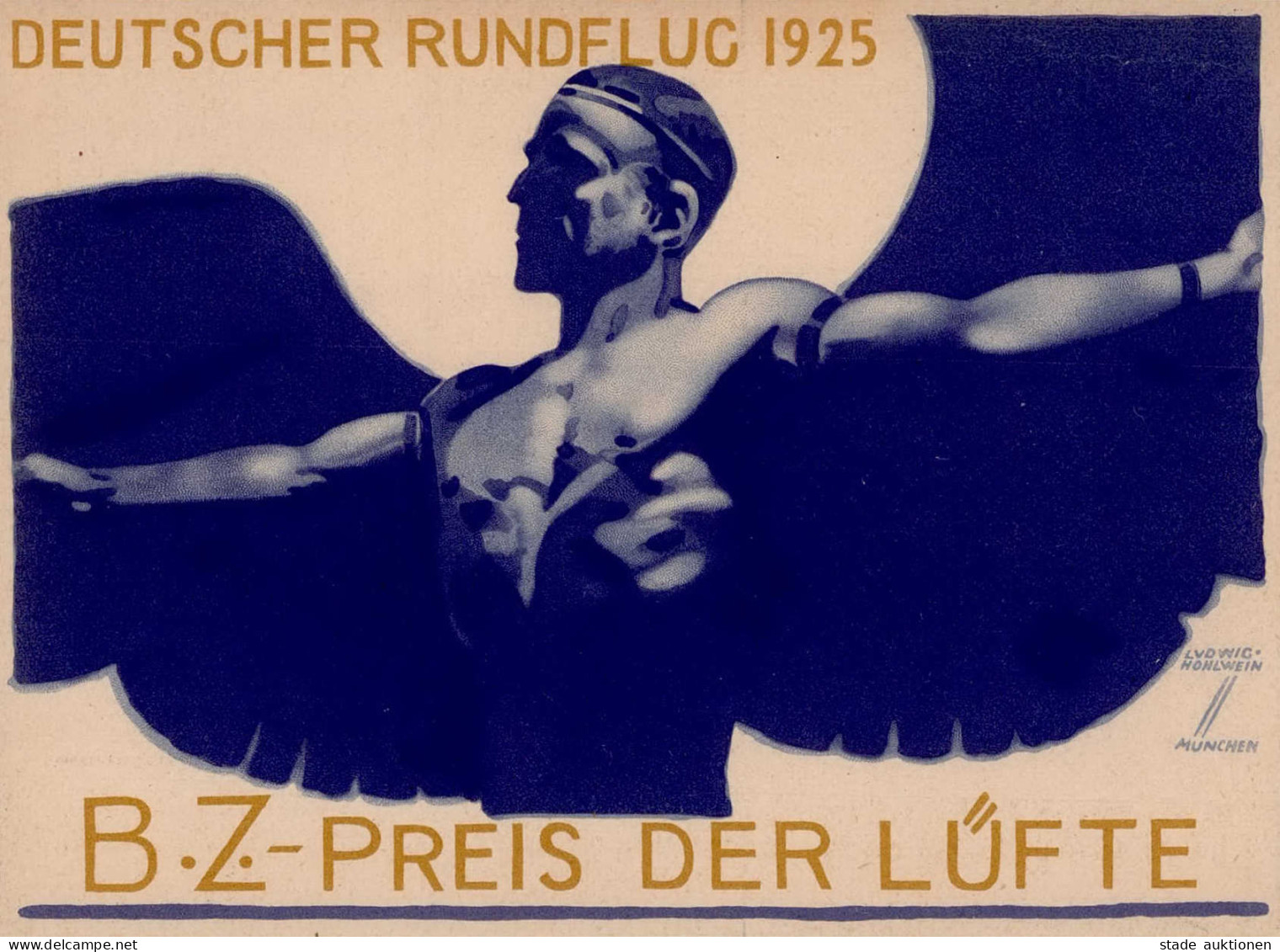 Flugereignis Deutscher Rundflug 1925 Preis Der Lüfte I-II Aviation - Guerre 1914-18