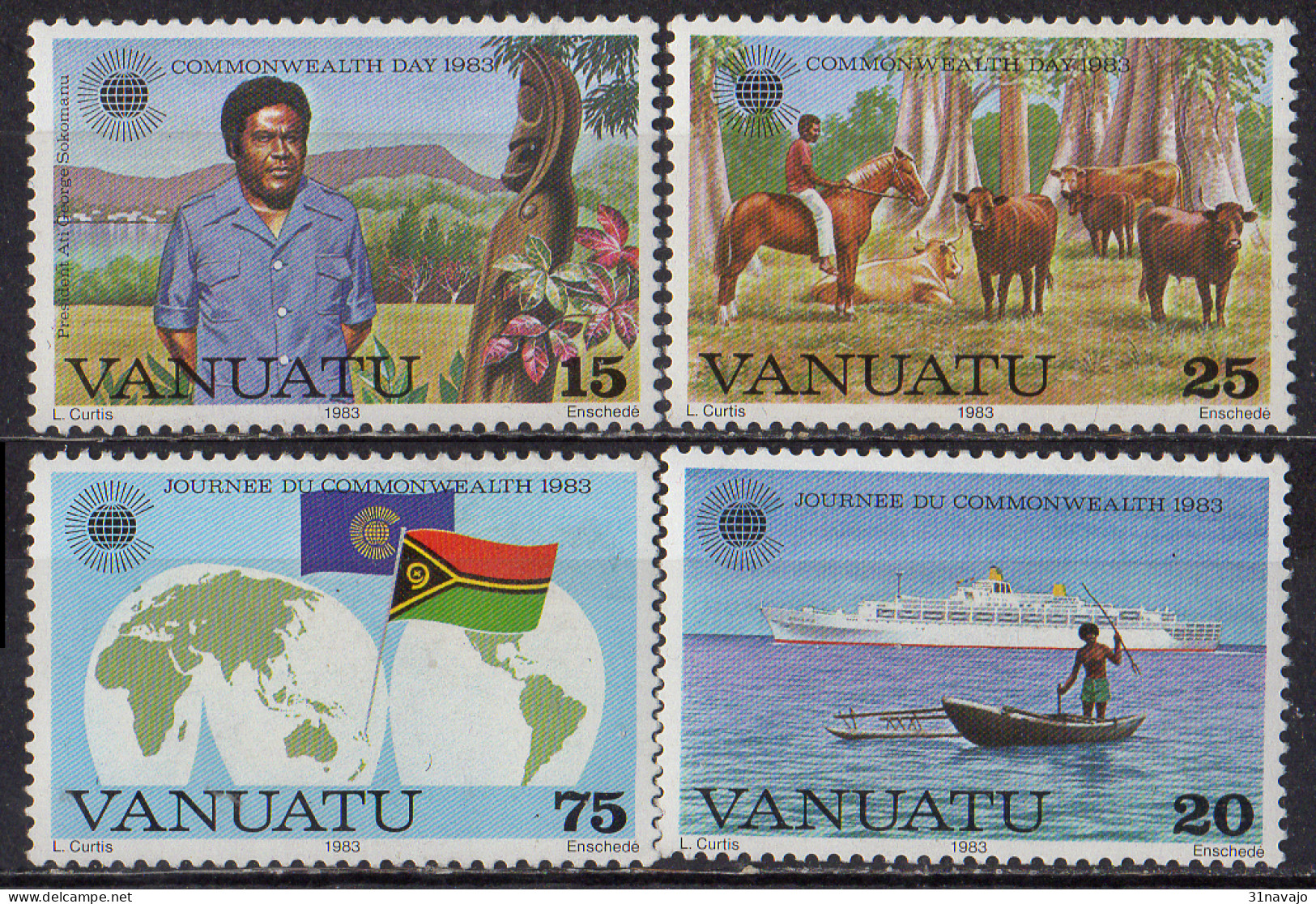 VANUATU - Journée Du Commonwealth - Vanuatu (1980-...)