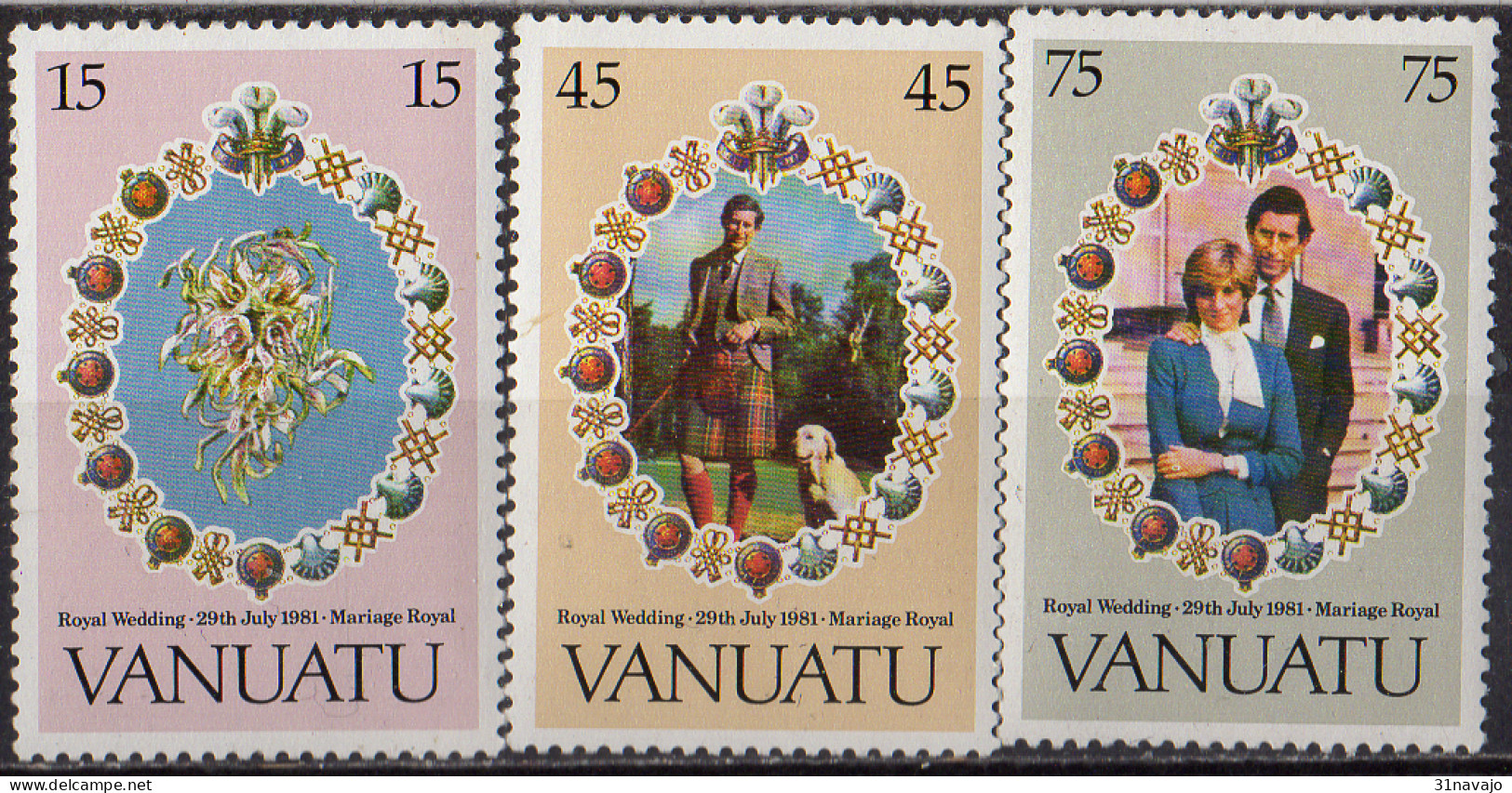 VANUATU - Mariage Du Prince Charles Et De Lady Diana - Vanuatu (1980-...)