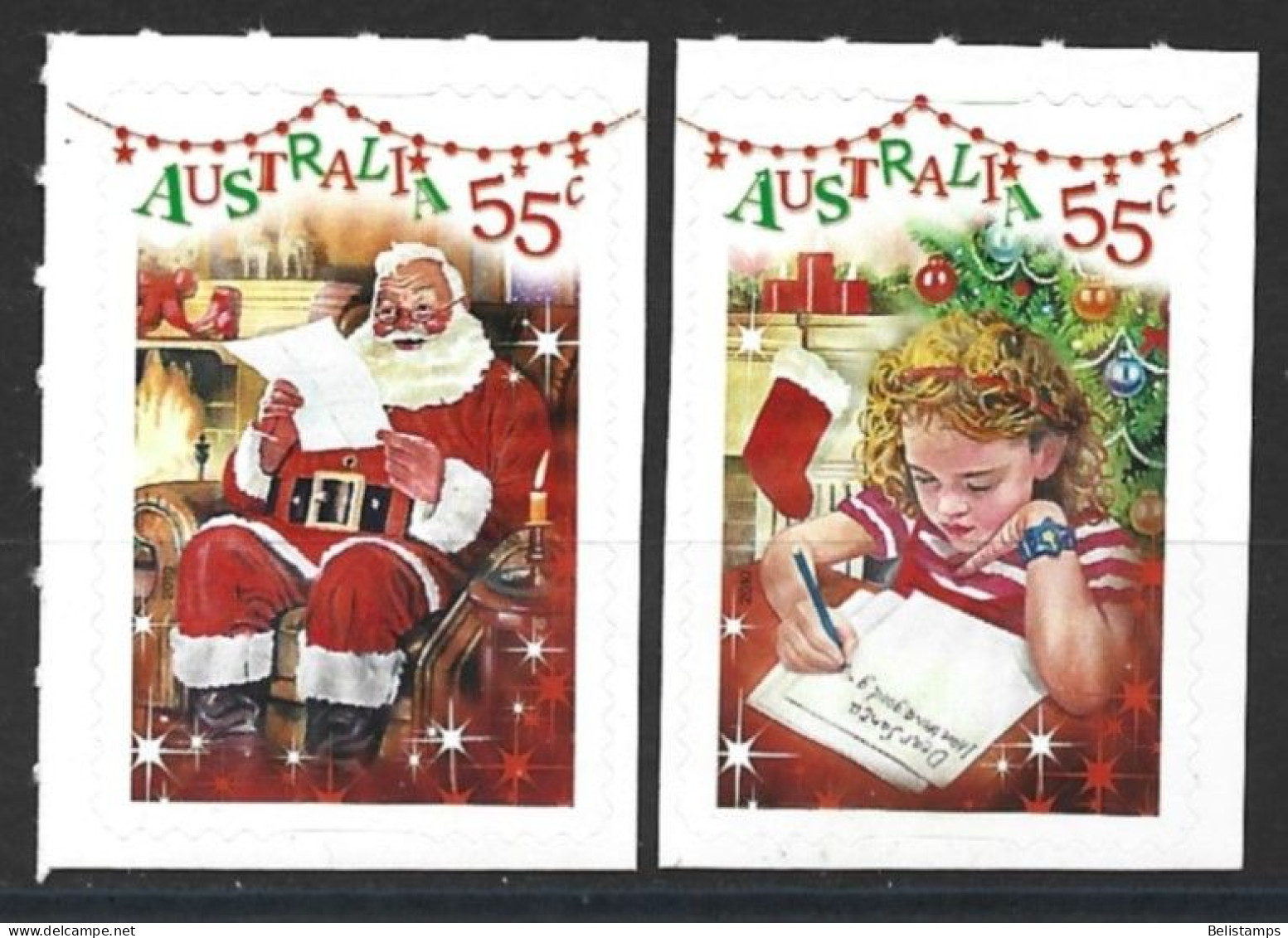 Australua 2010. Scott #3389-90 (MNH) Christmas  *Complete Set* - Ungebraucht