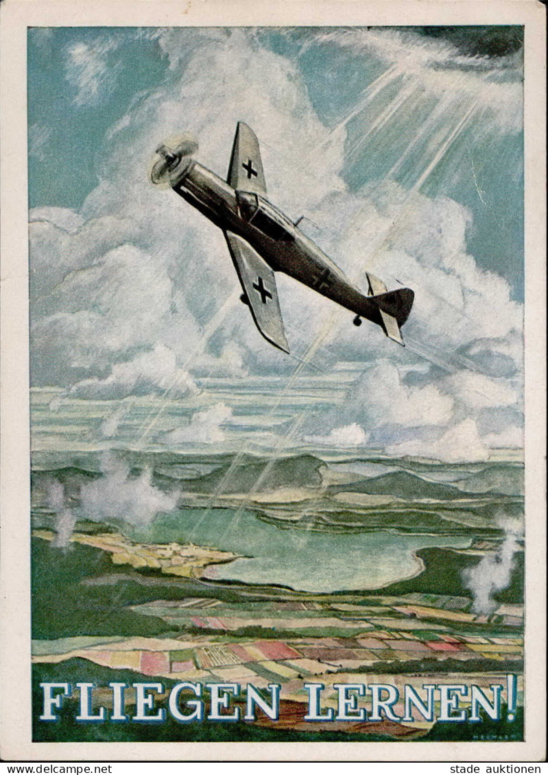 Flugzeug WK II NS-Fliegerkorps Fliegen Lernen  I-II Aviation - Weltkrieg 1914-18