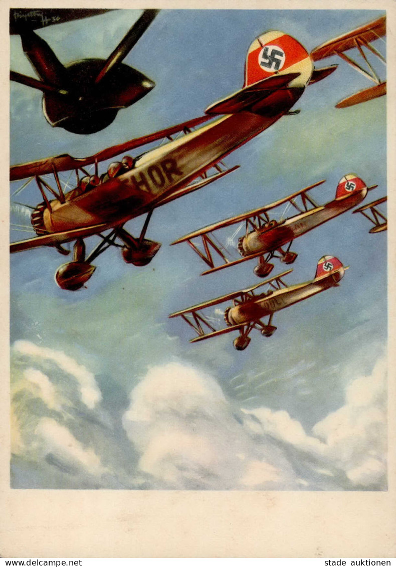 Flugzeug WK II Sign. I-II Aviation - Weltkrieg 1914-18