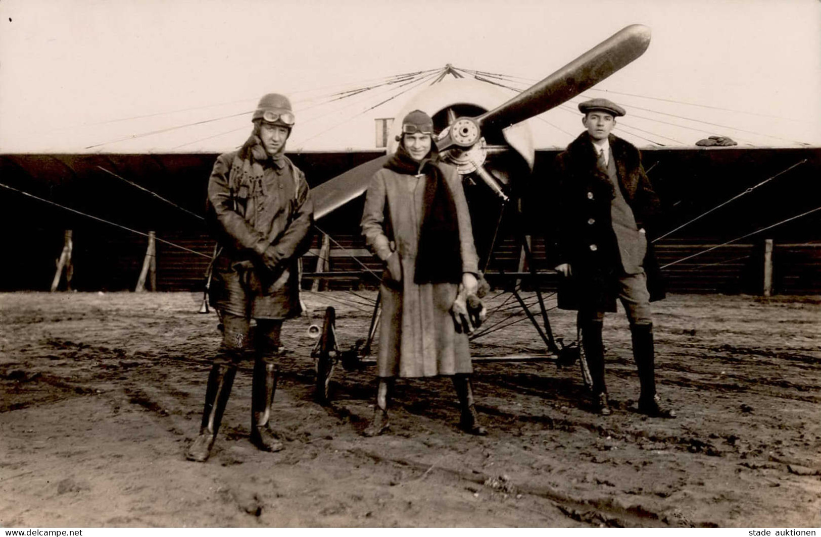 Flugzeug WK I Abgestürzter Französischer Doppeldecker Foto-AK I-II Aviation - War 1914-18