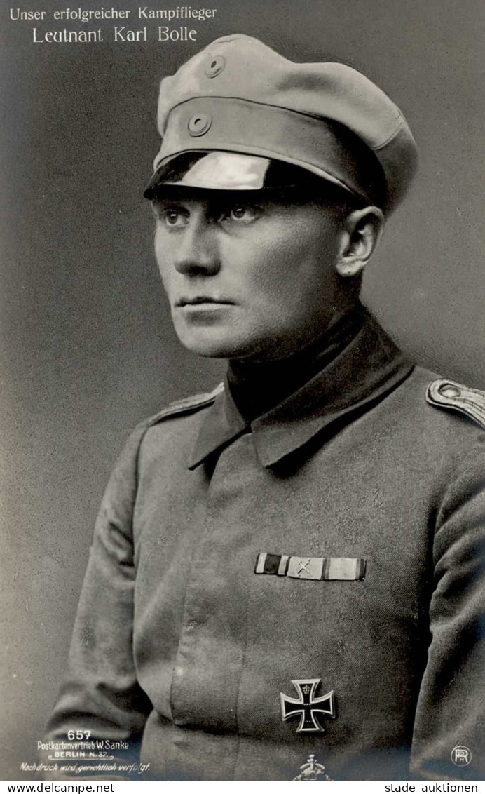 SANKE PILOTEN 657 - Kampfflieger Leutnant Karl Bolle I - Guerre 1914-18