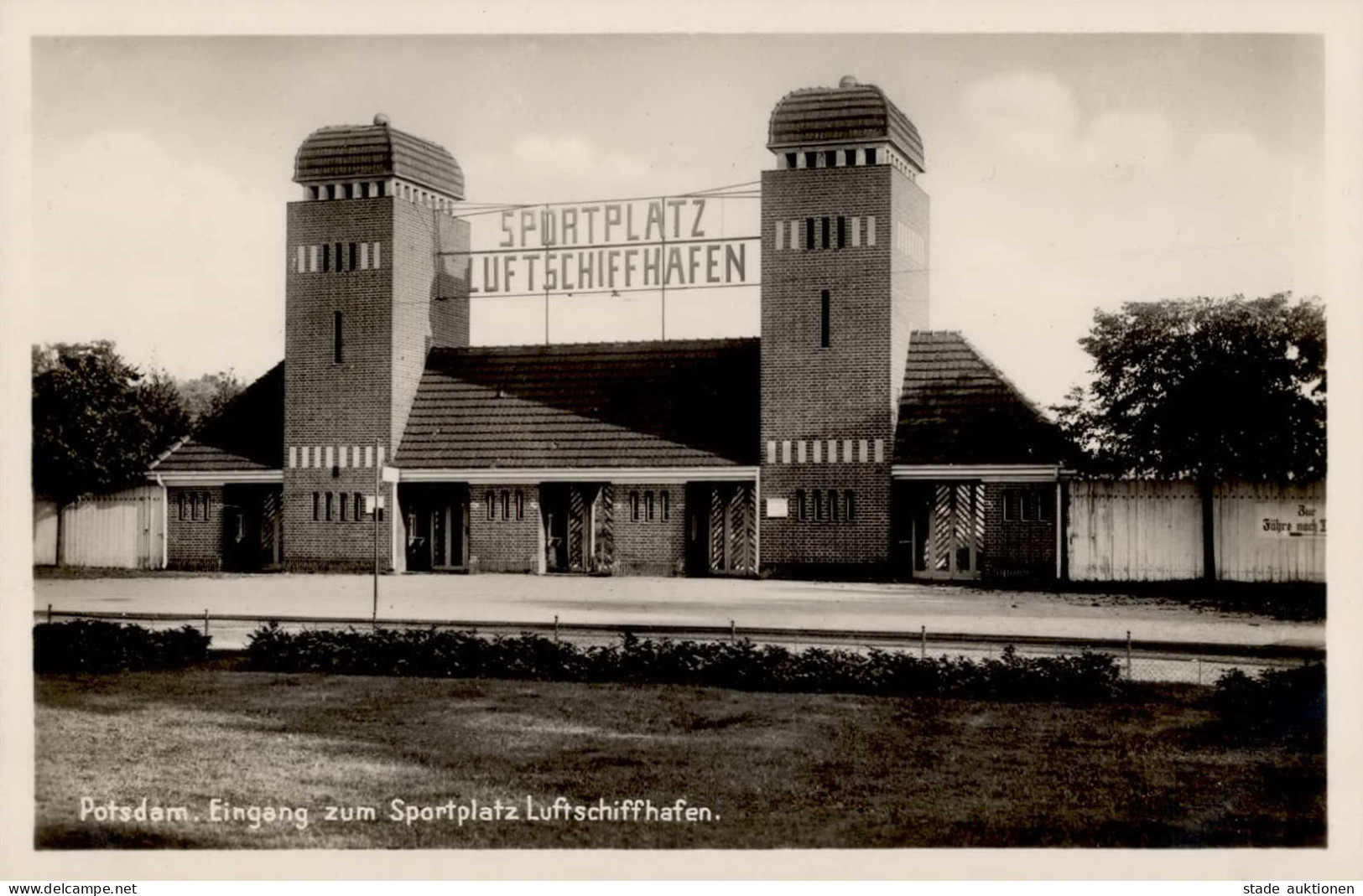 POTSDAM - Eingang Zum SPORTPLATZ LUFTSCHIFFHAFEN I - Weltkrieg 1914-18