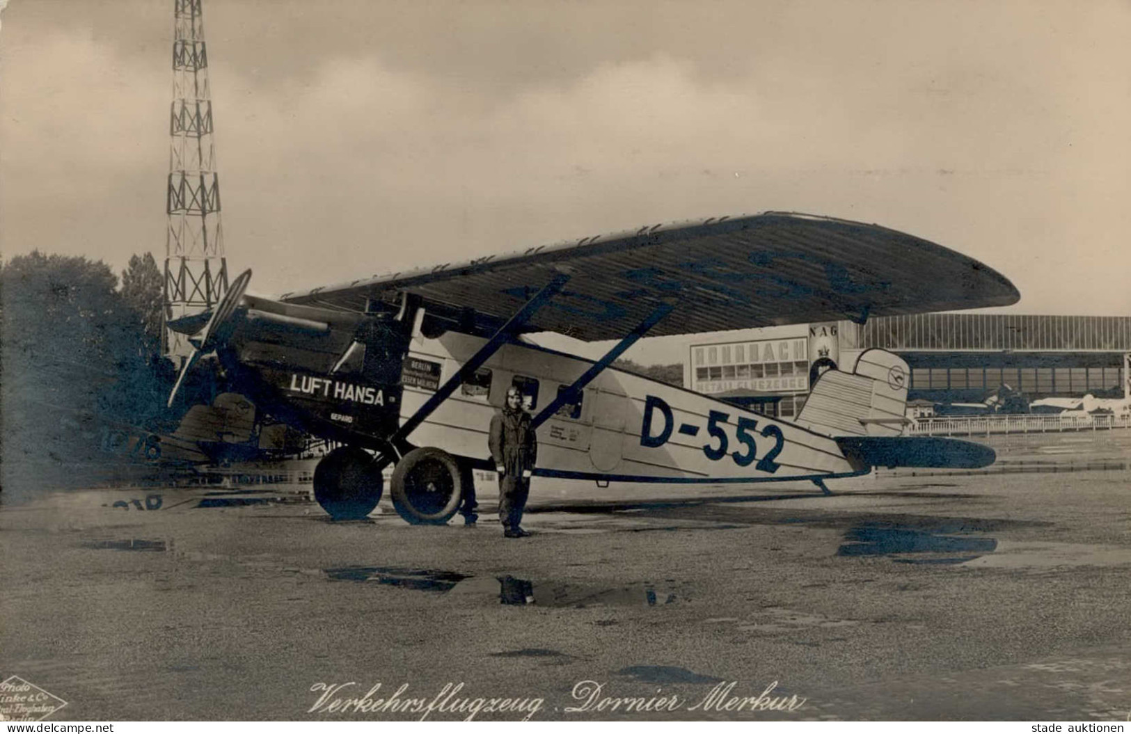 LUFTHANSA - Verkehrsflugzeug DORNIER MERKUR I-II - Weltkrieg 1914-18
