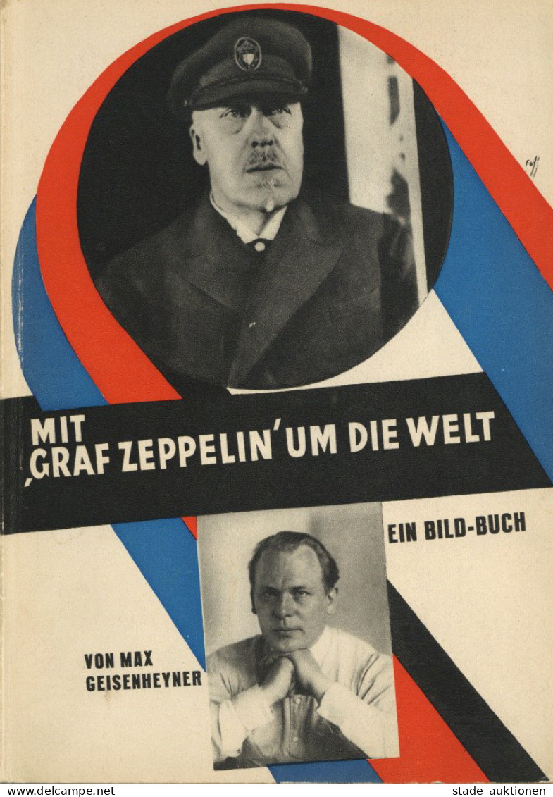Buch Zeppelin Mit Graf Zeppelin Um Die Welt Ein Bild-Buch Von Geisenheyner, Max 1929, 112 S. II Dirigeable - Airships