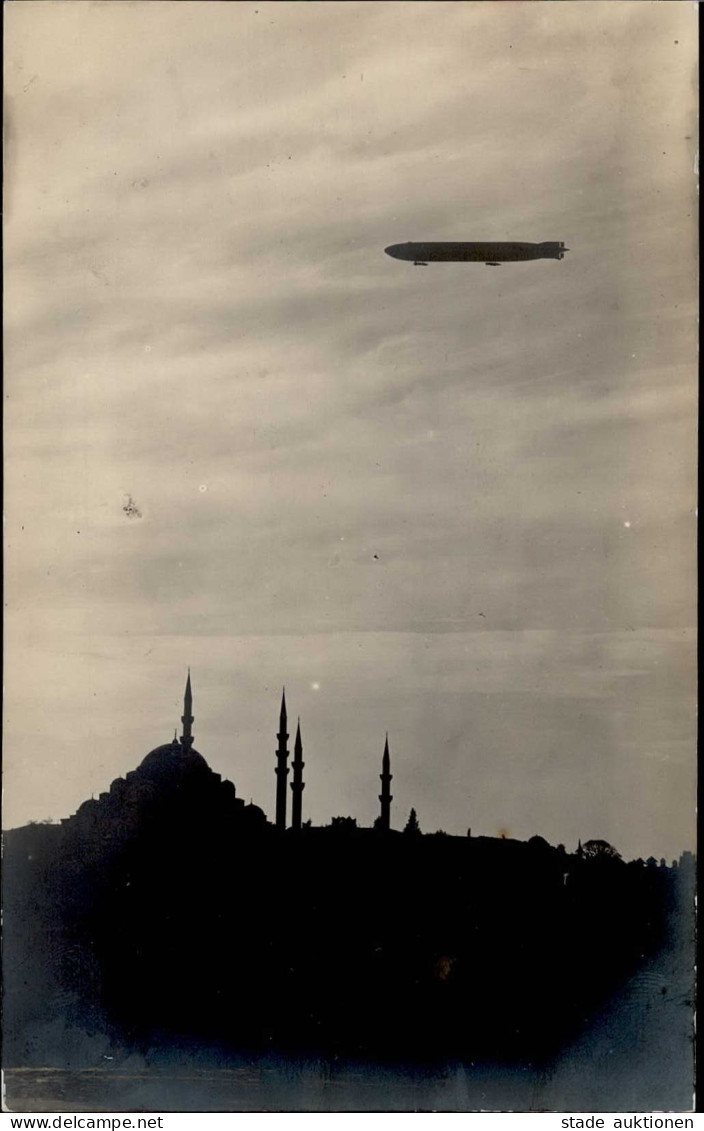 Zeppelin In Konstantinopel über Der Hagia Sophia I-II Dirigeable - Zeppeline