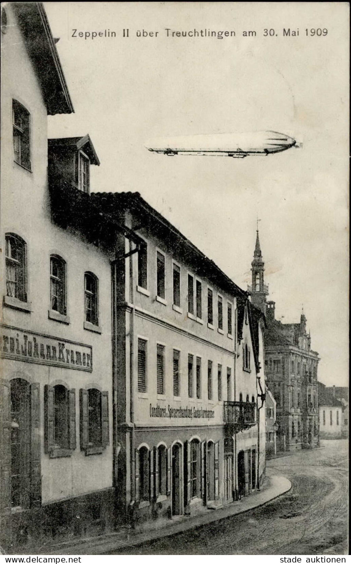 Zeppelin Treuchtlingen 1909 I-II Dirigeable - Zeppeline