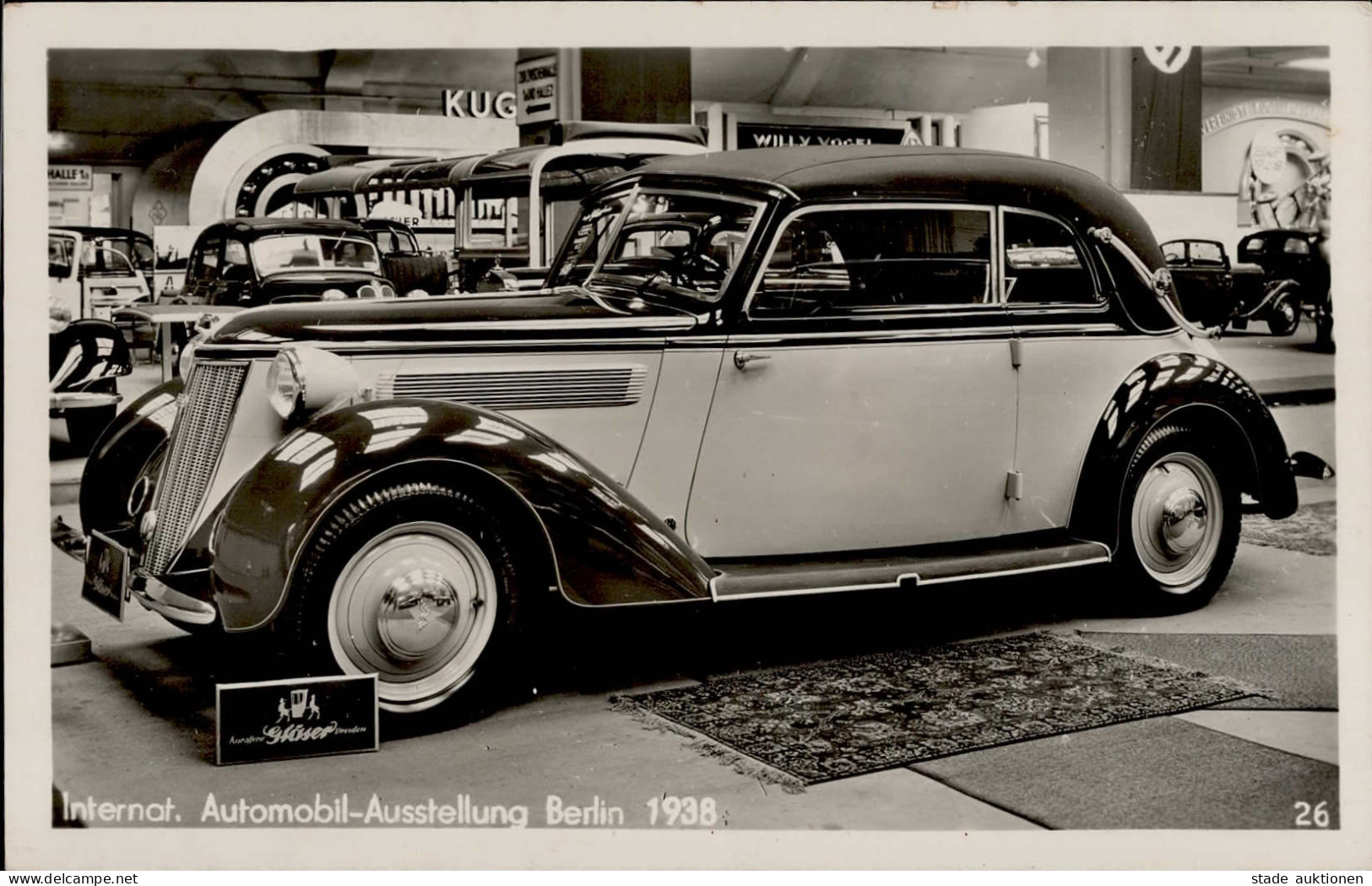 BERLIN IAA 1938 - Nr. 26 Karosserie Gläser S-o I - Autres & Non Classés