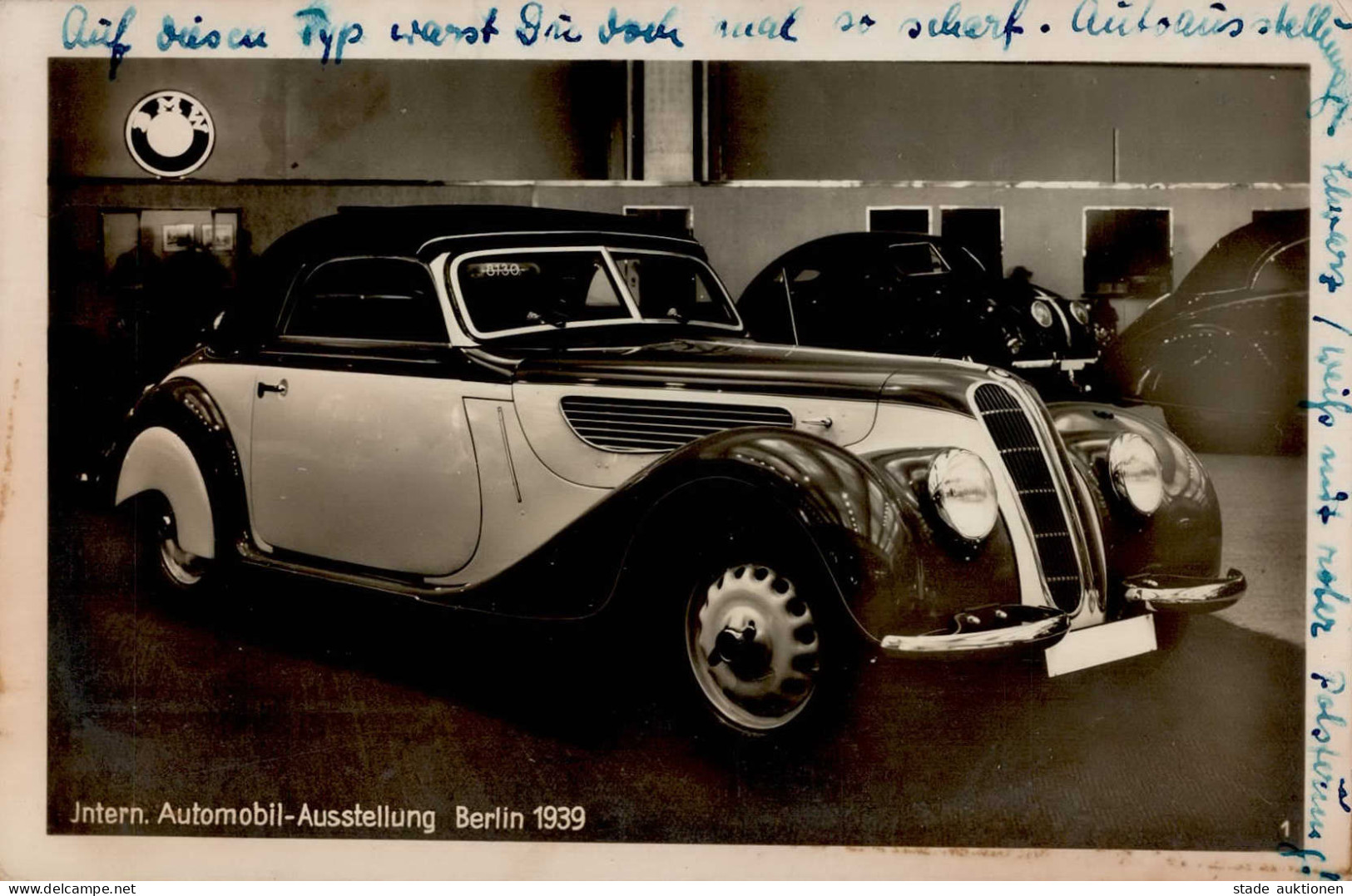 BERLIN IAA 1939 - Nr. 1 BMW Etwas Schmutzig II - Andere & Zonder Classificatie