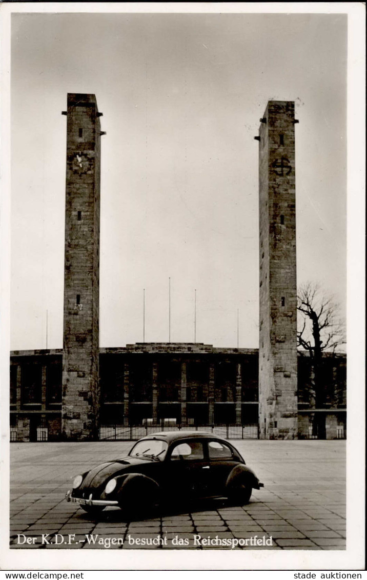 VW - Der KDF-WAGEN Besucht Das Reichssportfeld S-o IAA 1939 I - Altri & Non Classificati