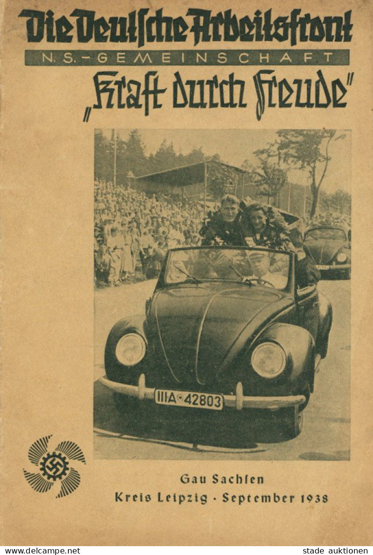 VW - Der WEG Zum KDF-WAGEN - 40seitiges Sonderheft D. DEUTSCHEN ARBEITSFRONT 1938 Viele Abbildungen! I-II - Altri & Non Classificati