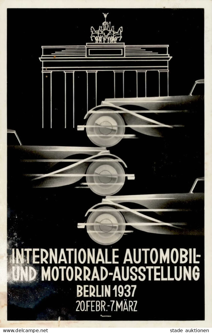 Auto Berlin Internationale Automobil Und Motorrad-Ausstellung 1937 S-o II (Abschürfung) Expo - Sonstige & Ohne Zuordnung