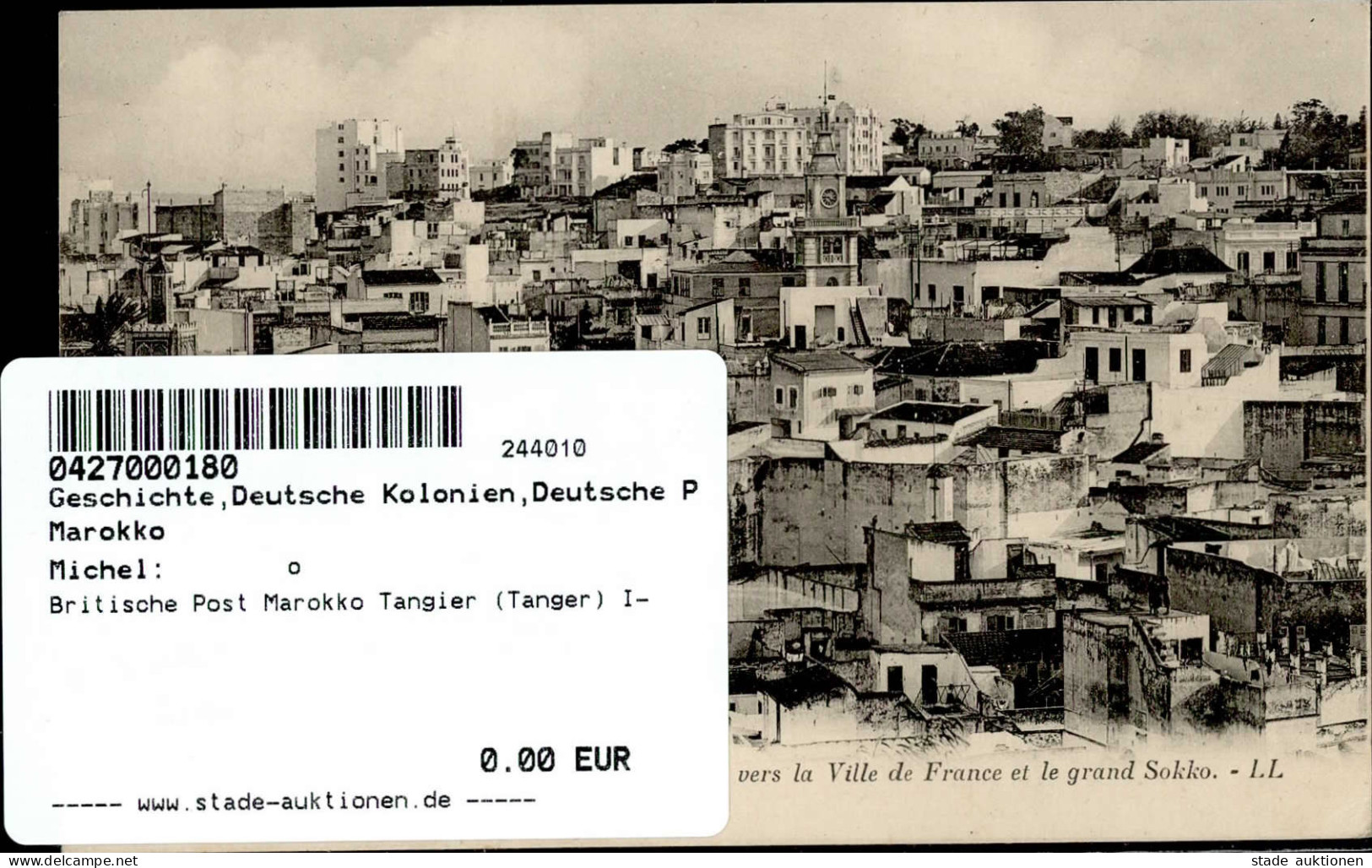 Britische Post Marokko Tangier (Tanger) I- - Ehemalige Dt. Kolonien