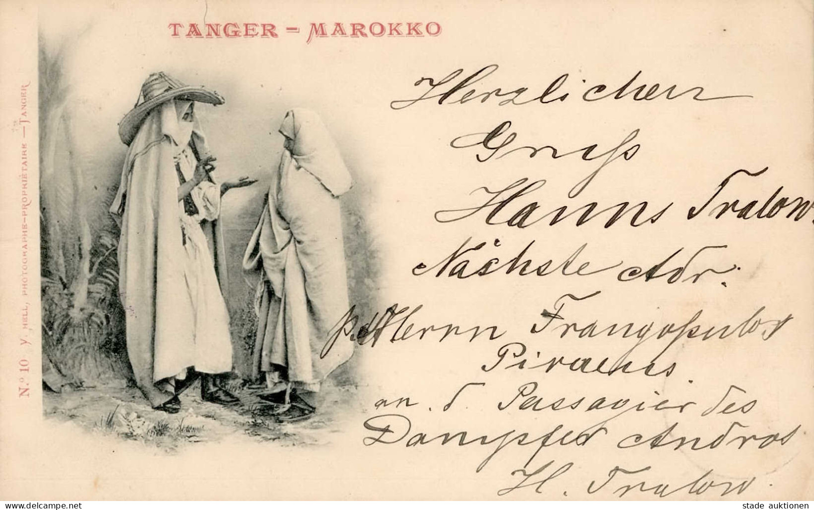 Deutsche Post Marokko DR Marocco Aufdruck Stempel Tanger 1900 I- - Ehemalige Dt. Kolonien