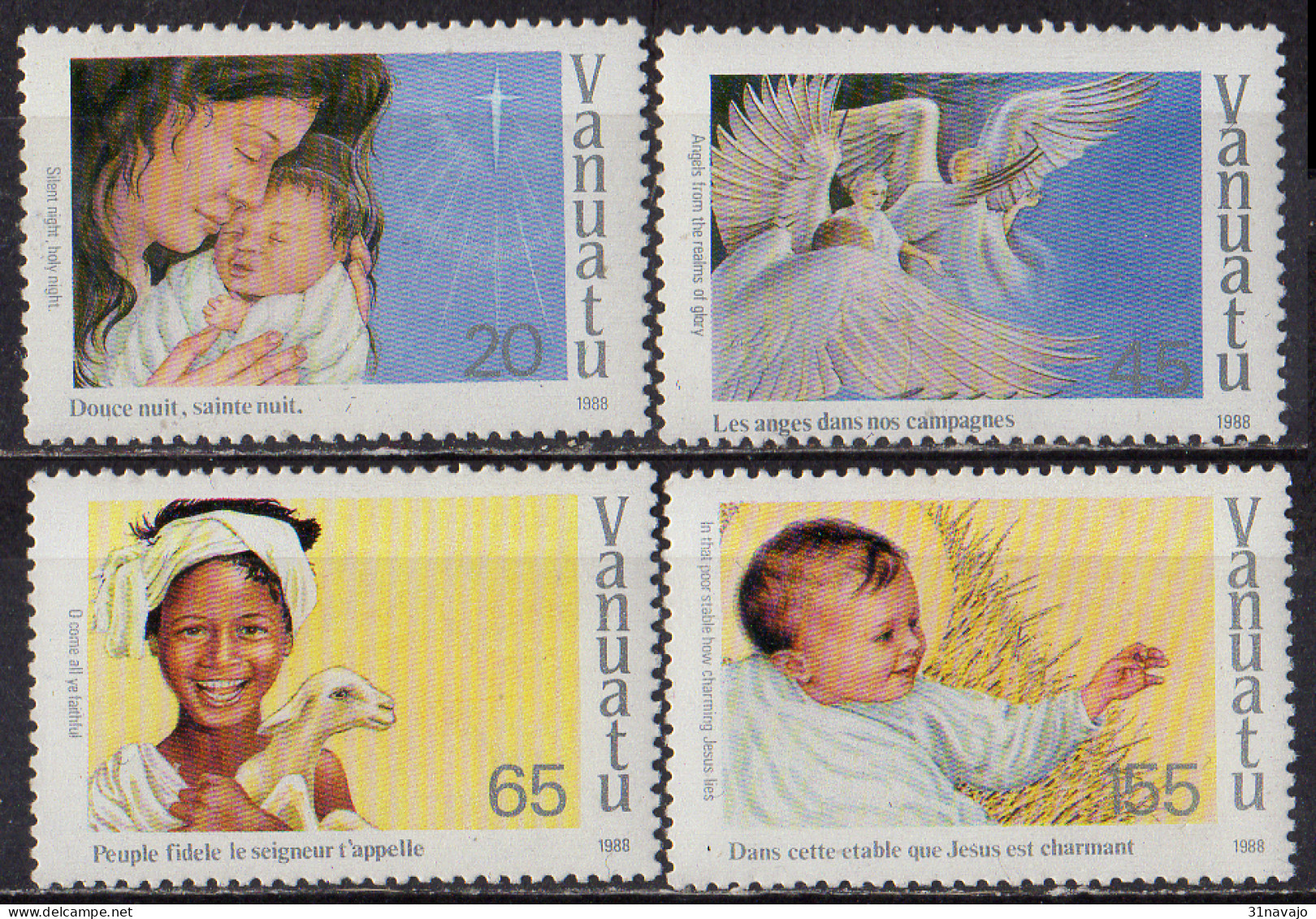 VANUATU - Noël 1988 - Vanuatu (1980-...)