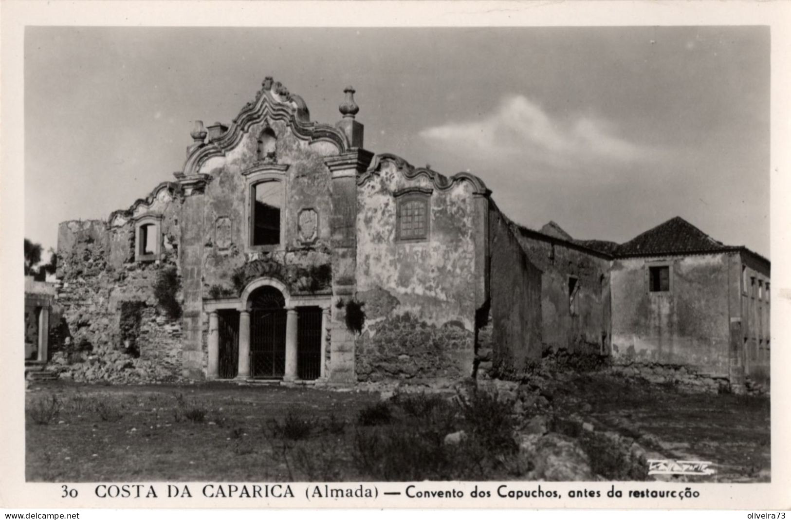 COSTA DA CAPARICA - Convento Dos Capuchos, Antes Da Restauração - PORTUGAL - Setúbal