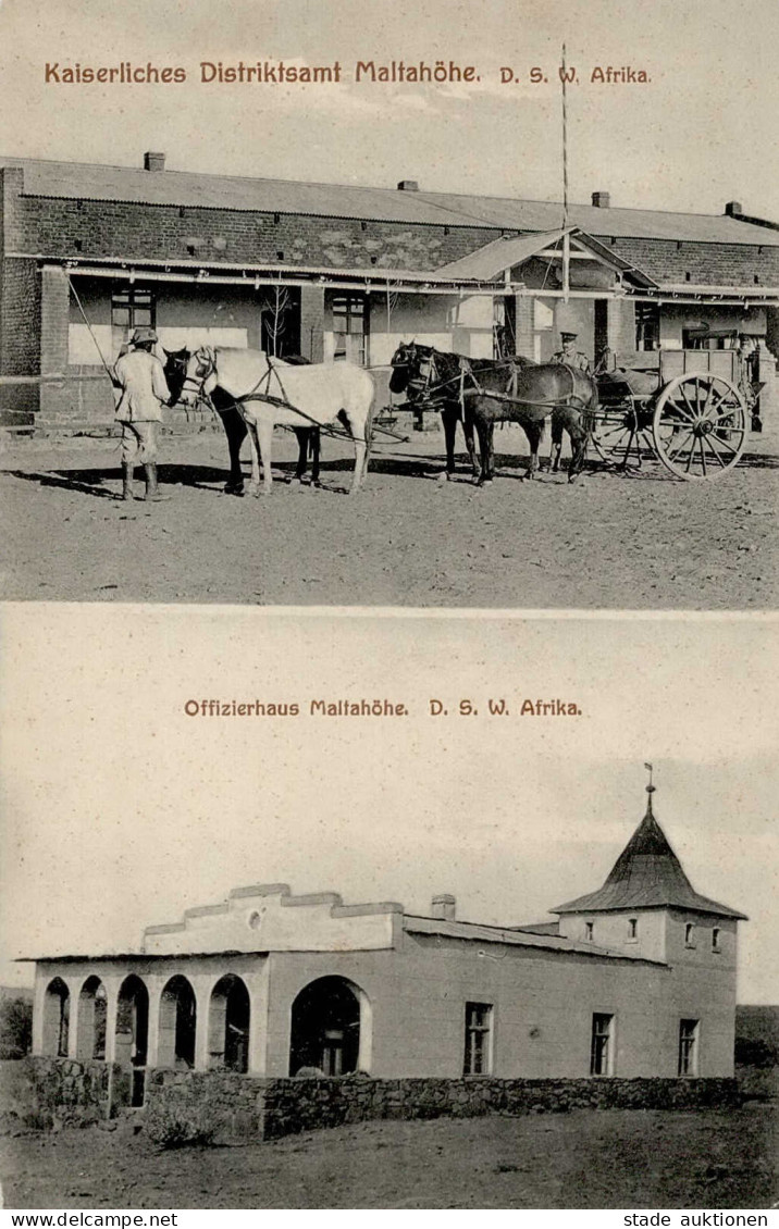 Kolonien Deutsch-Südwestafrika Maltahöhe I-II (kl. Eckbug) Colonies - Ehemalige Dt. Kolonien