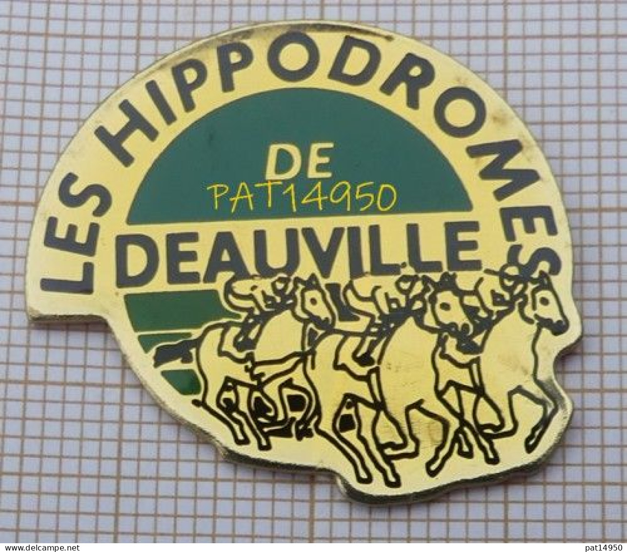 PAT14950 LES HIPPODROMES DE  DEAUVILLE  HIPPODROME De LA TOUQUES & CLAIREFONTAINE  PMU COURSES HIPPIQUES Version EPOXY - Giochi