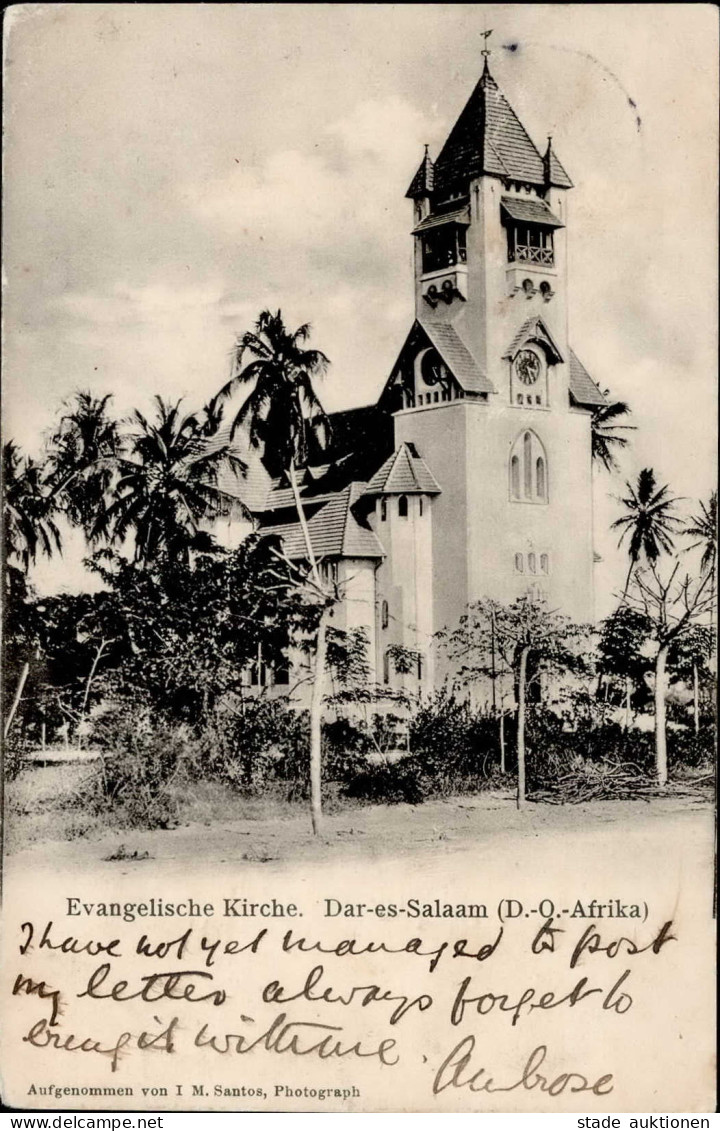 Kolonien Deutsch-Ostafrika Evangelische Kirche I-II (Marke Entfernt) Colonies - Ehemalige Dt. Kolonien