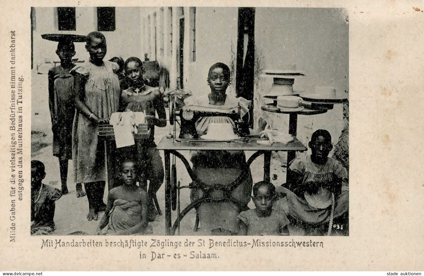 Kolonien Deutsch-Ostafrika Dar-es-Salam Zöglinge Der St. Benediktus-Missionsschwestern II (Abschürfung) Colonies - Ehemalige Dt. Kolonien