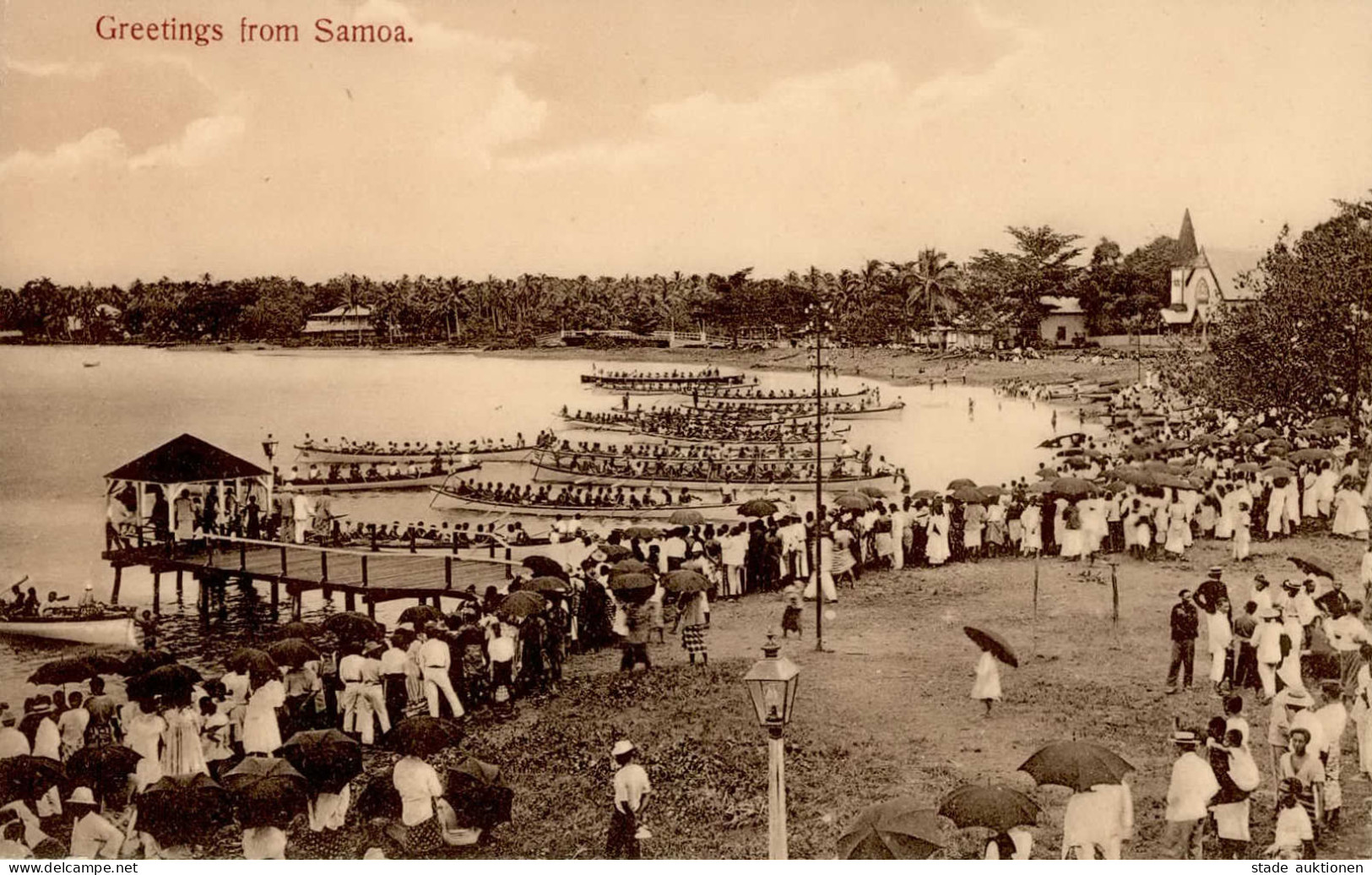 Kolonien Samoa Kanuparade I-II Colonies - Ehemalige Dt. Kolonien