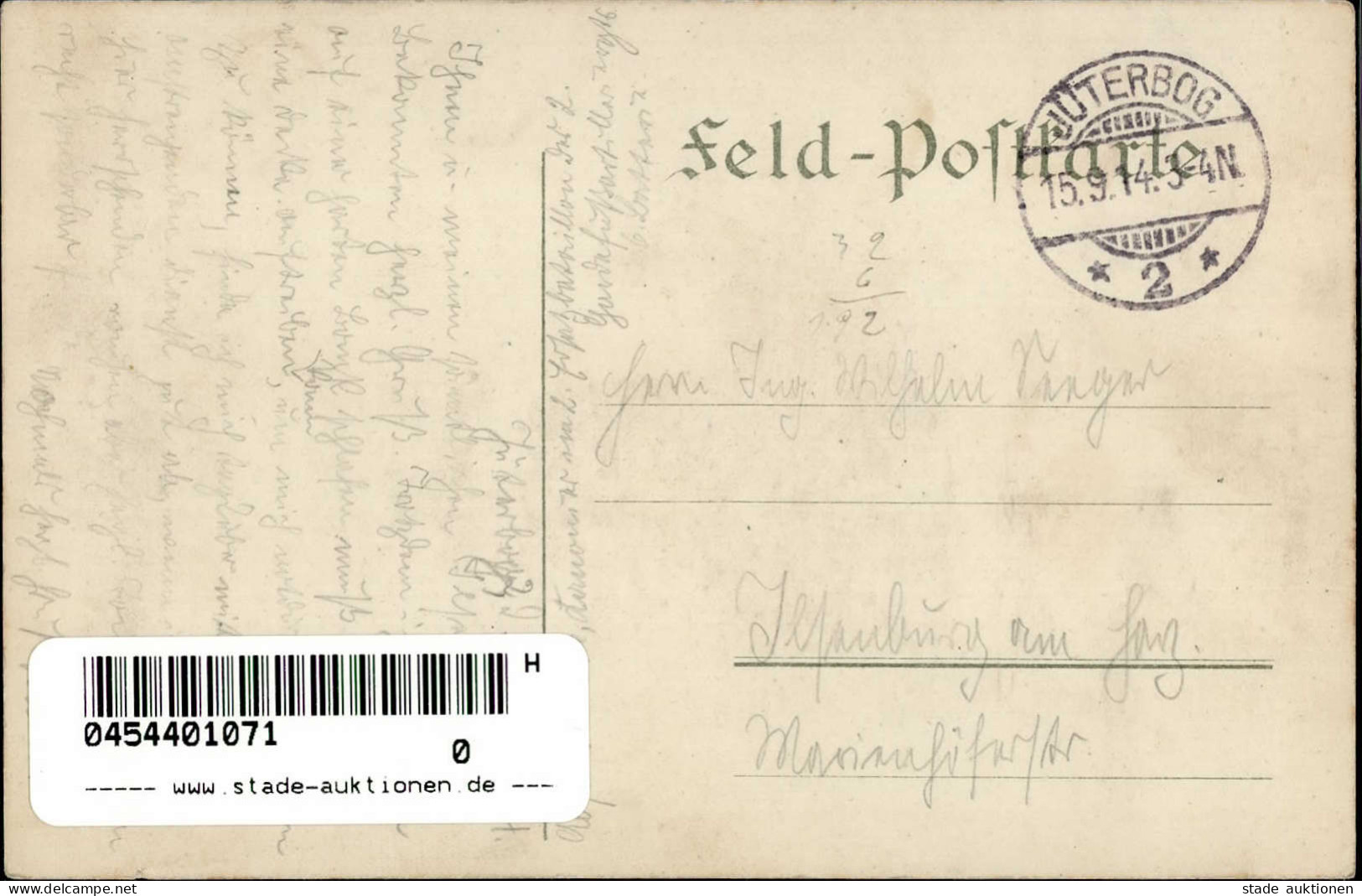 Deutsche Post China Ich Klau Kiautschau 1914 I-II - Ehemalige Dt. Kolonien