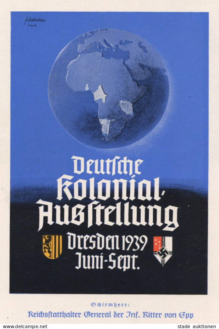 Kolonien Flyer Deutsche Kolonoal-Ausstellung In Dresden 1939 II Expo Colonies - Ehemalige Dt. Kolonien
