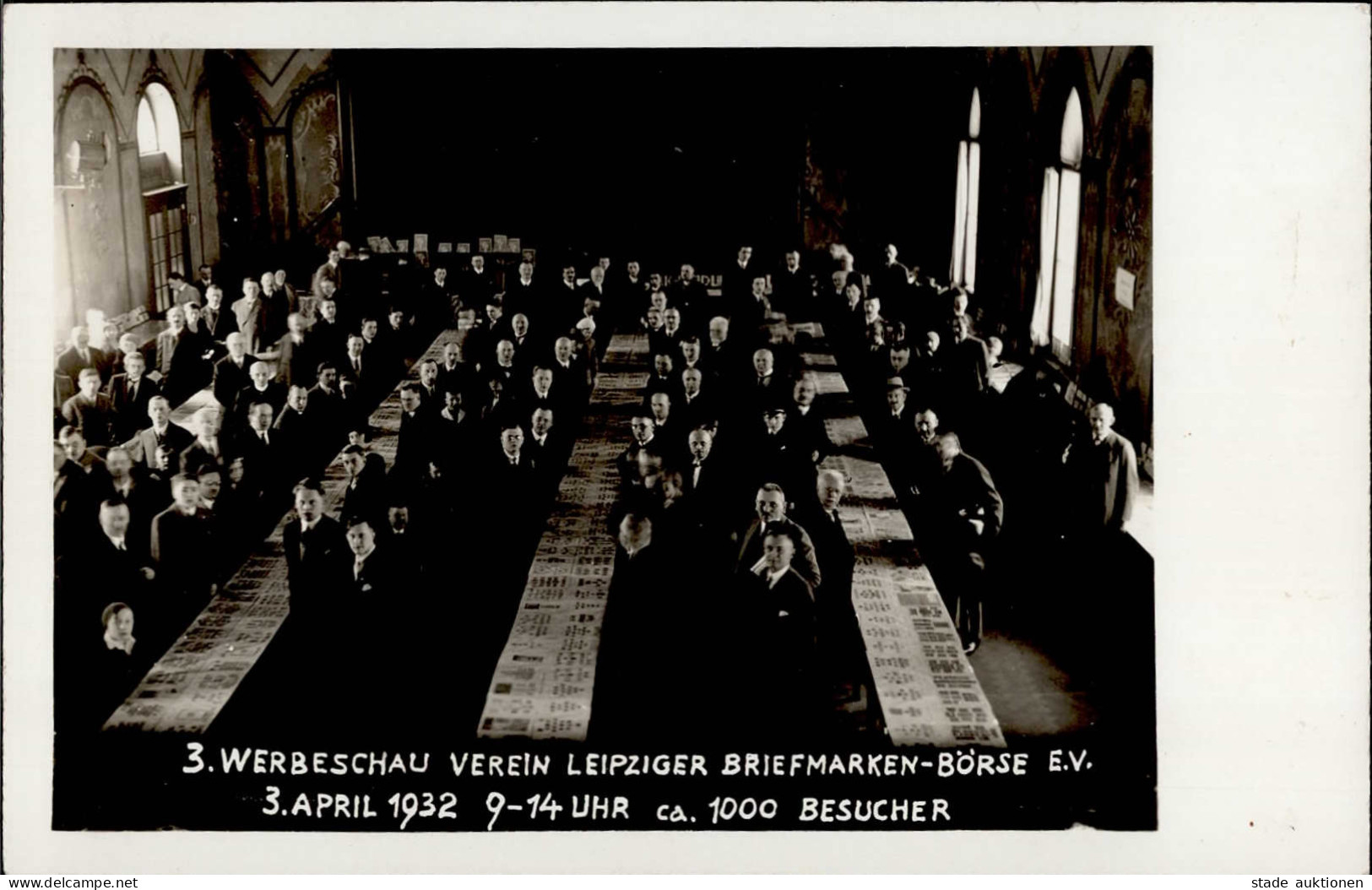 Leipzig 3. Werbeschau Verein Leipziger Briefmarken-Börse E.V. 3.4.1932 Mit So-Stempel Foto-AK I-II - Sonstige & Ohne Zuordnung