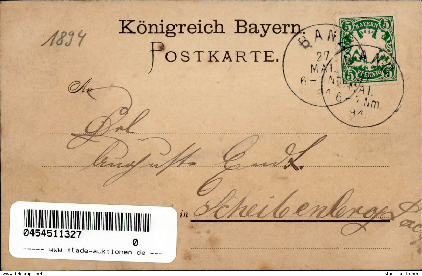 Vorläufer 1894 STAFFELSTEIN - Gruss Aus Dem MAINTHALE Mit Schloss BANZ I-II Montagnes - Geschichte