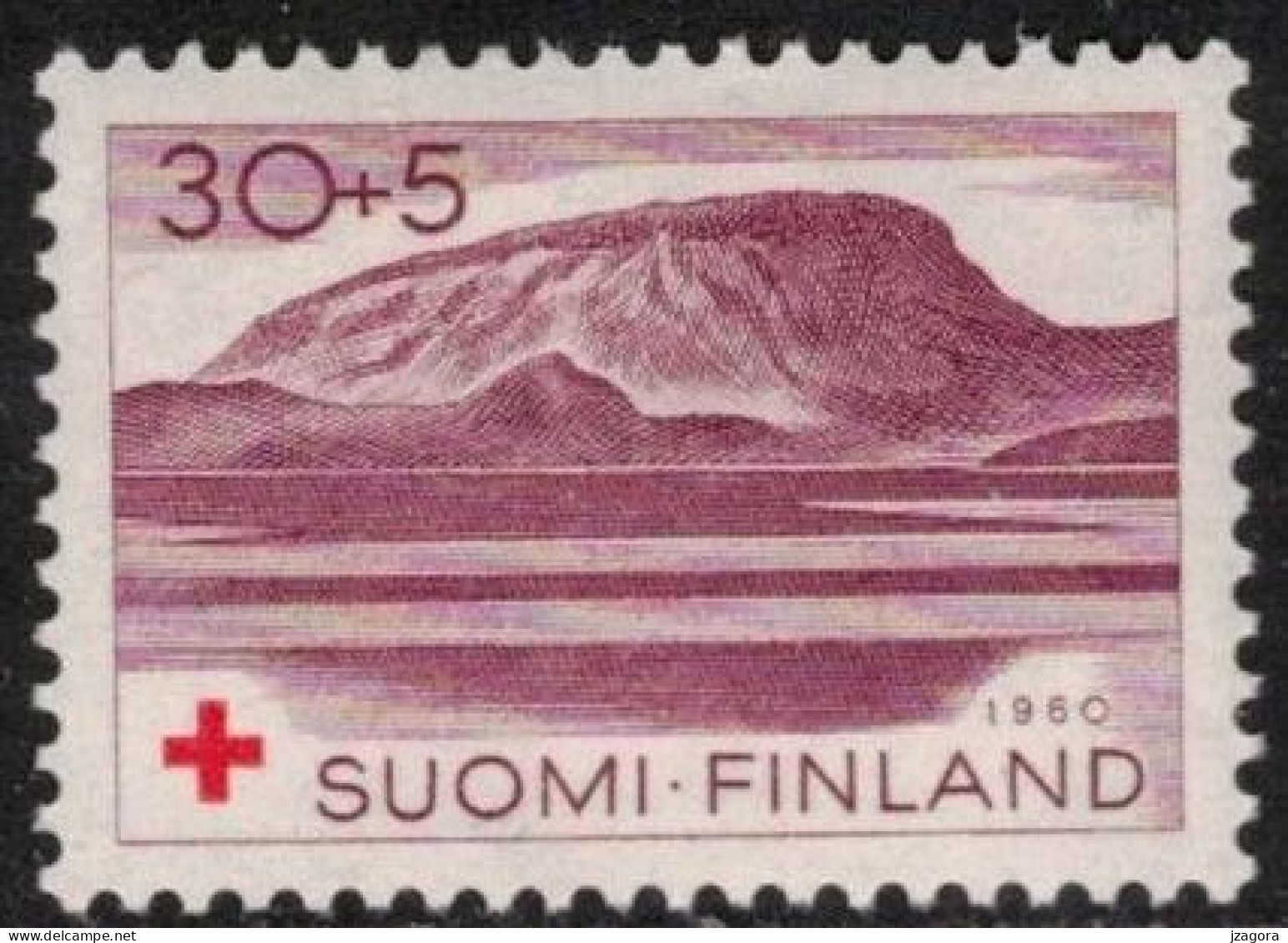 SAANA GEBRIGE MOUNTAINS MONTAIGNE FINLAND FINNLAND FINLANDE 1960 MI 530  SC B159 YT YV 506 MH(*)  GEOLOGY GÉOLOGIE - Mountains