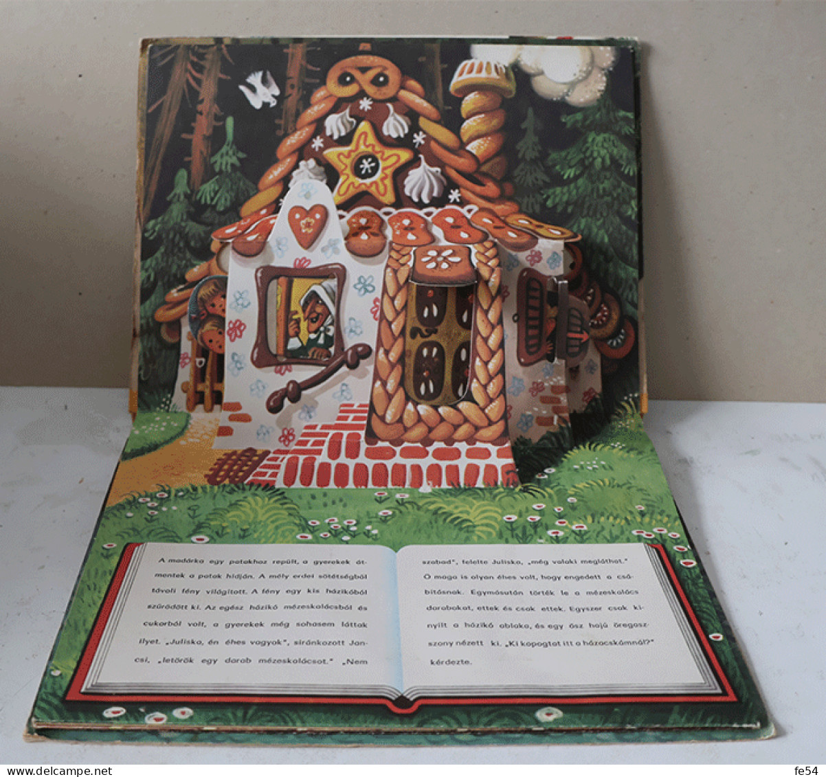 ° Livre à Système, Livre Animé, Pop-up, Pop-hop ° JANCSI ES JULISKA - "Hansel Et Gretel" ° V. Kubasta  1982 Artia ° - Giovani