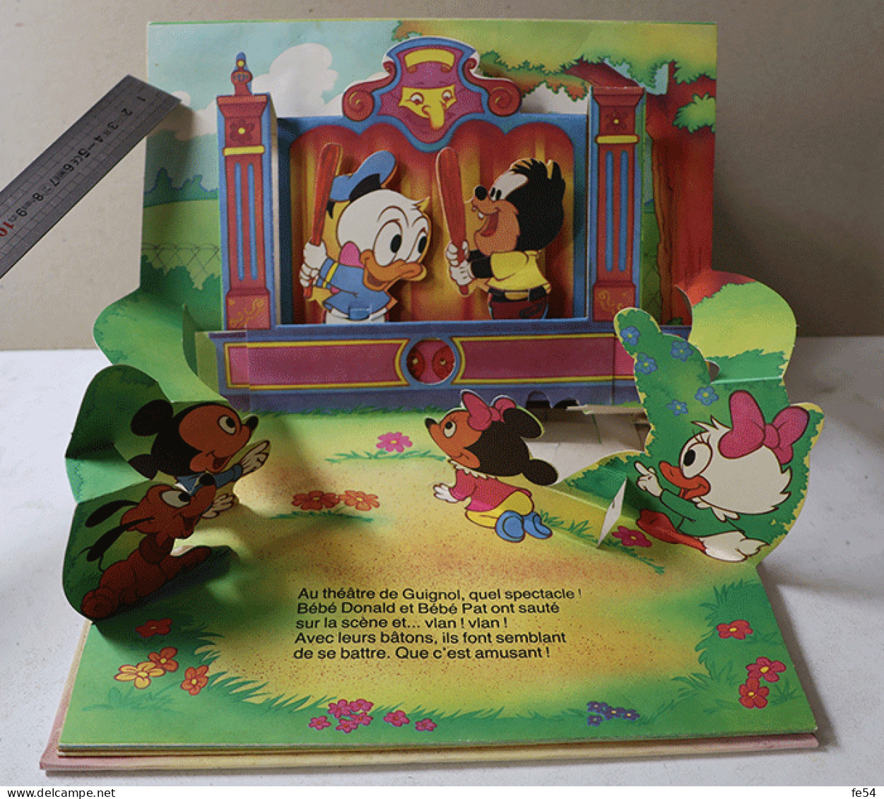 ° Livre à Système, Livre Animé, Pop-up, Pop-hop ° VIVE LES BEBES - Walt Disney ° Hachette 1987 ° - Disney