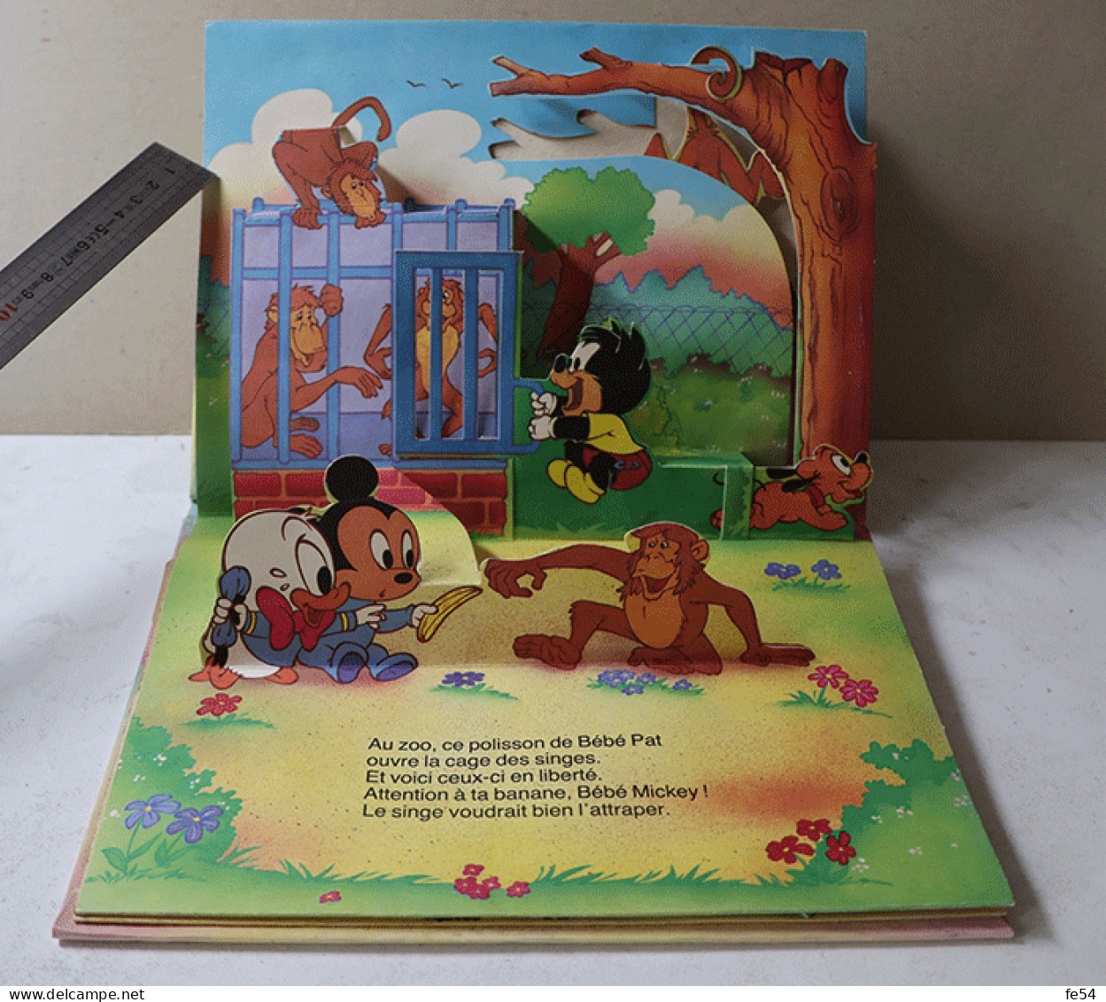 ° Livre à Système, Livre Animé, Pop-up, Pop-hop ° VIVE LES BEBES - Walt Disney ° Hachette 1987 ° - Disney
