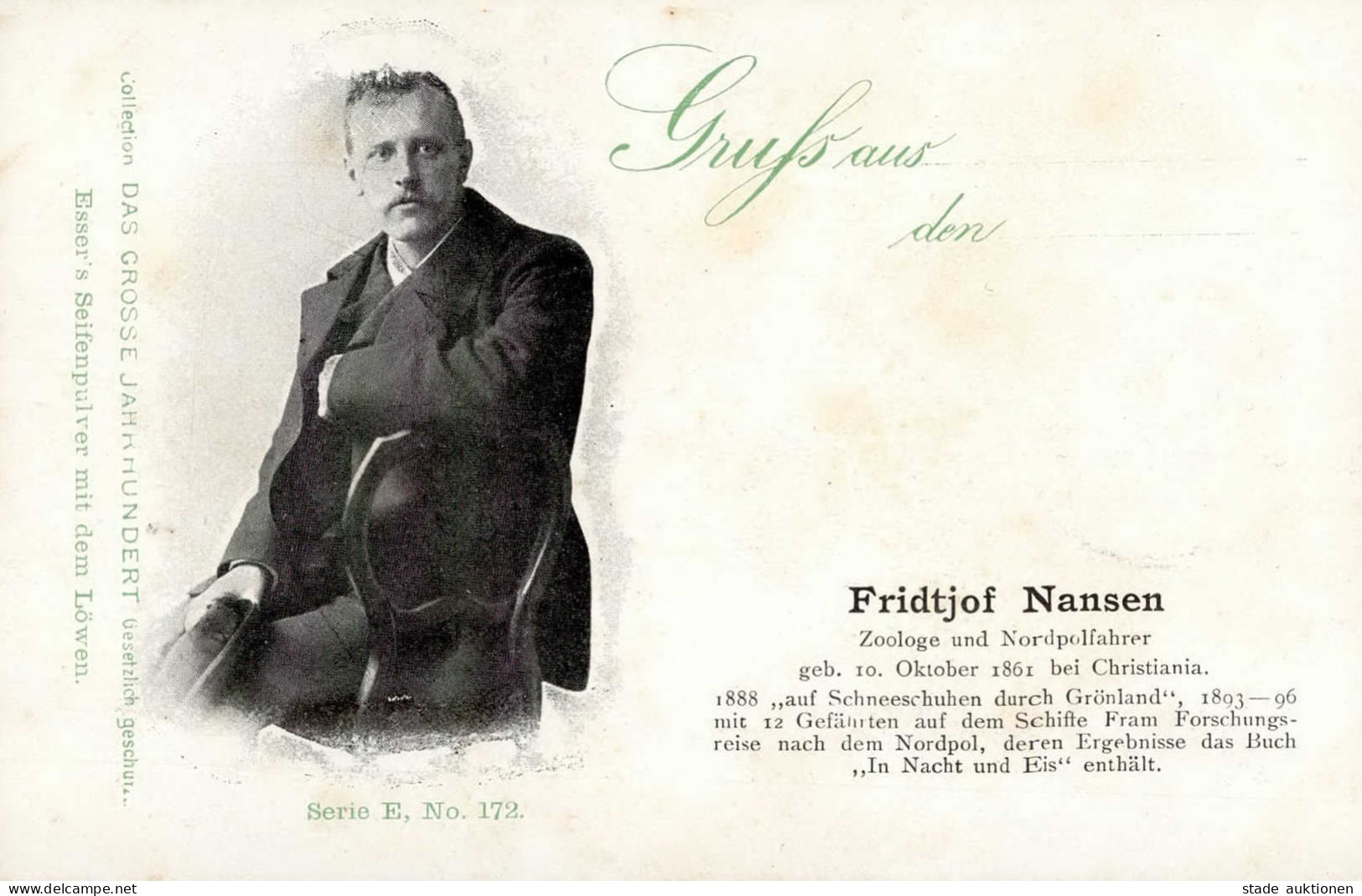 POLAR - Nordpolfahrer Fridtjof NANSEN I-II - Autres & Non Classés