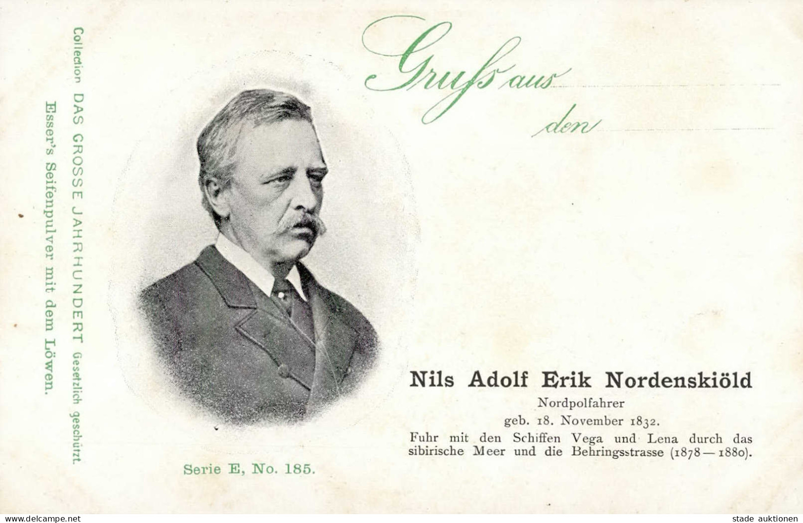 POLAR - Nordpolfahrer Nils Adorf Erik NORDENSKIÖLD  I-II - Other & Unclassified