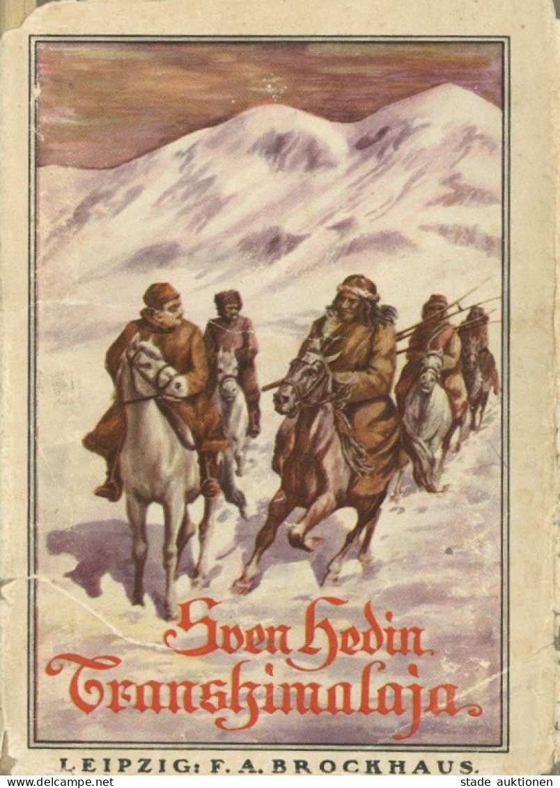 Buch Expedition Transhimalaja Neue Abenteuer In Tibet Von Sven Hedin 1929, Verlag Brockhaus Leipzig, 160 S. II (Papierei - Other & Unclassified